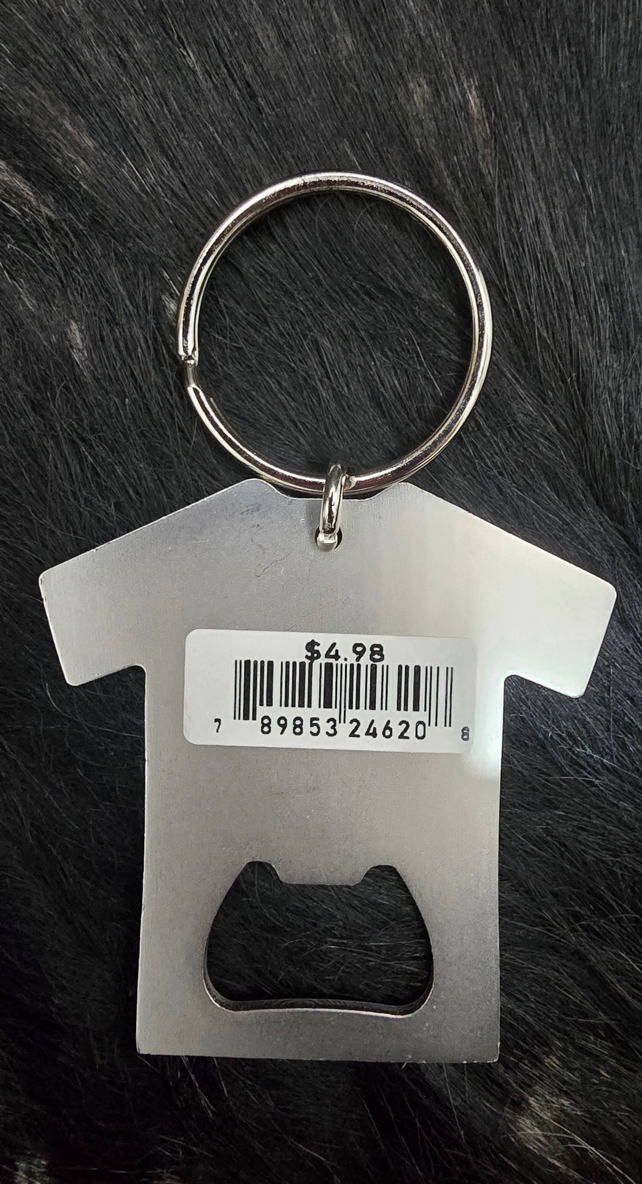 Big Bear Tie Dye Bottle Opener Keychain Peace Love Bear Souvenir