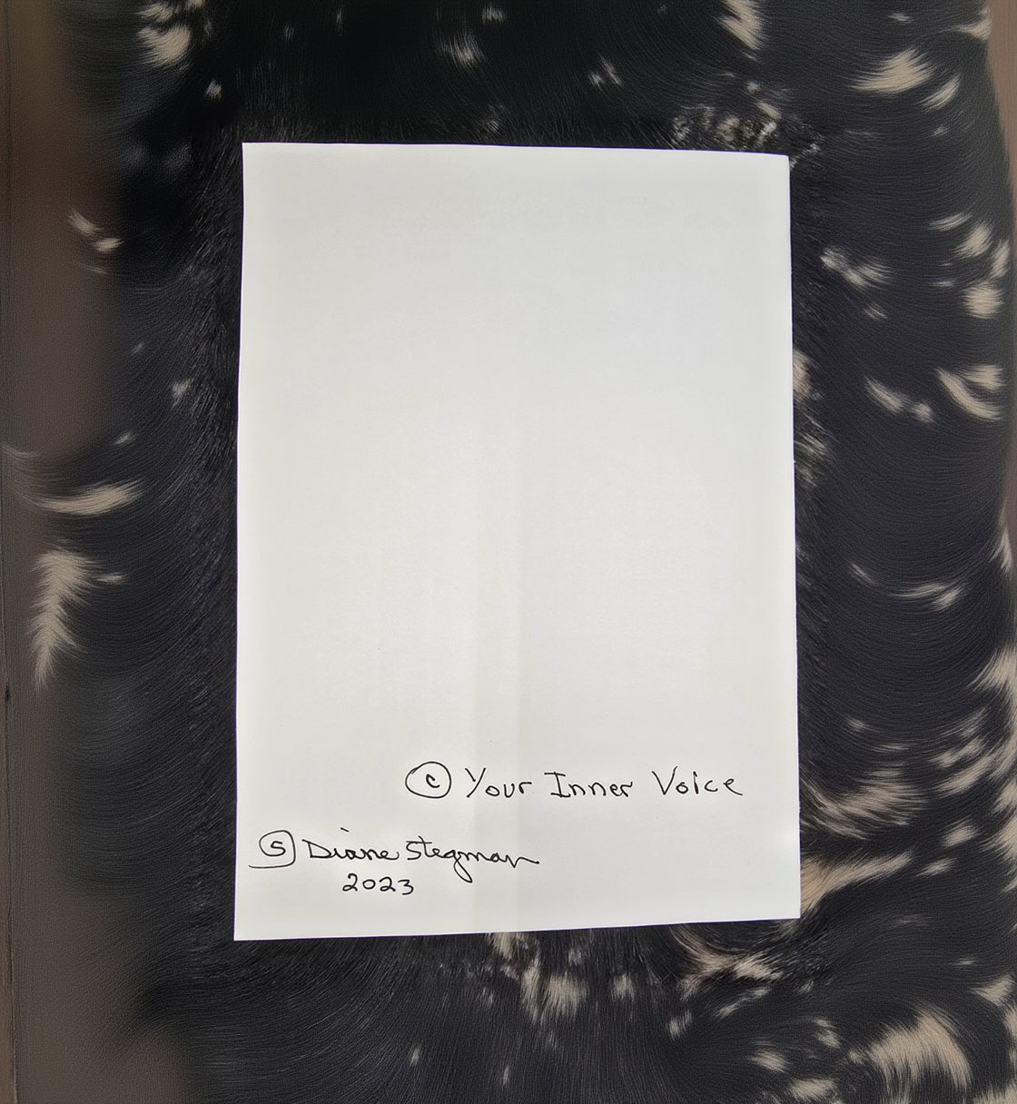 Beautifully Hand Crafted Custom Created Greeting Card Series by Diane Stegman "Out Where the West Begins"