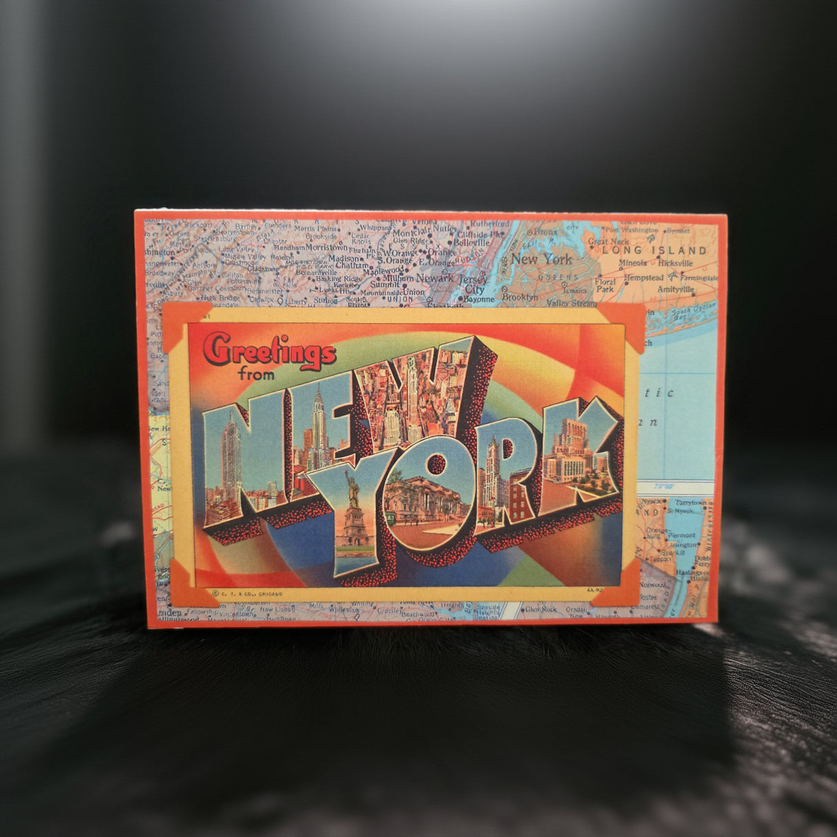 greeting card Beautifully Hand Crafted Custom Created Greeting Card Series by Diane Stegman "New York"