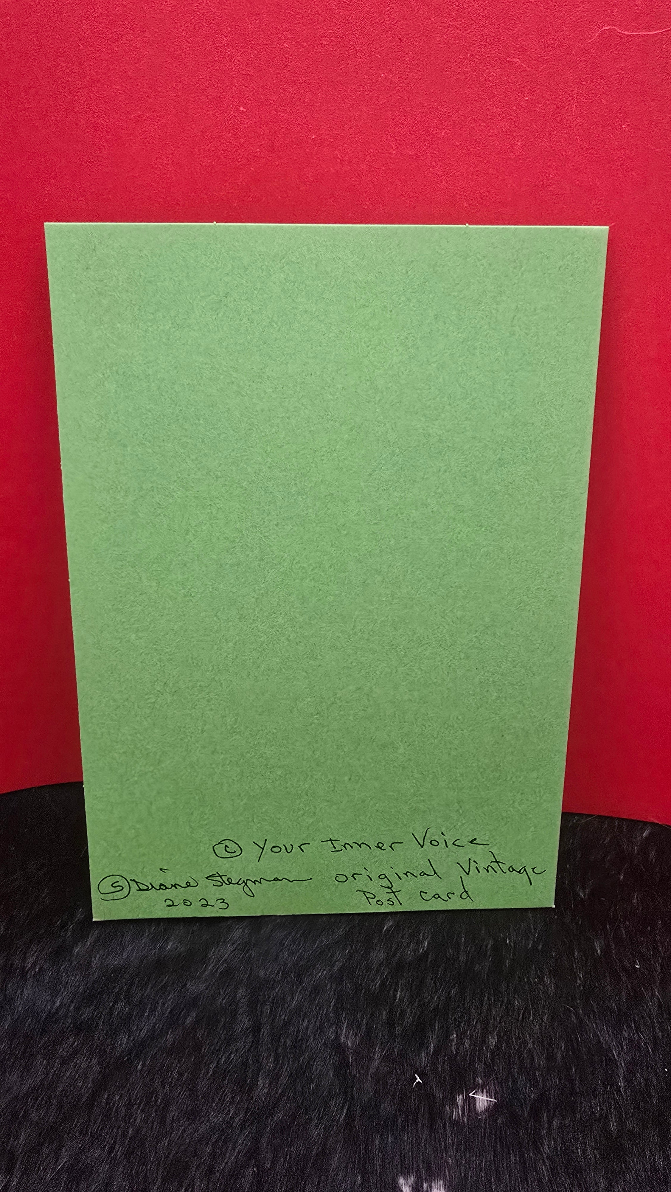 Beautifully Hand Crafted Custom Created Greeting Card Series by Diane Stegman "Cactus in Bloom"