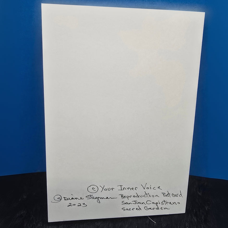 Beautifully Hand Crafted Custom Created Greeting Card Series by Diane Stegman "Sacred Garden"