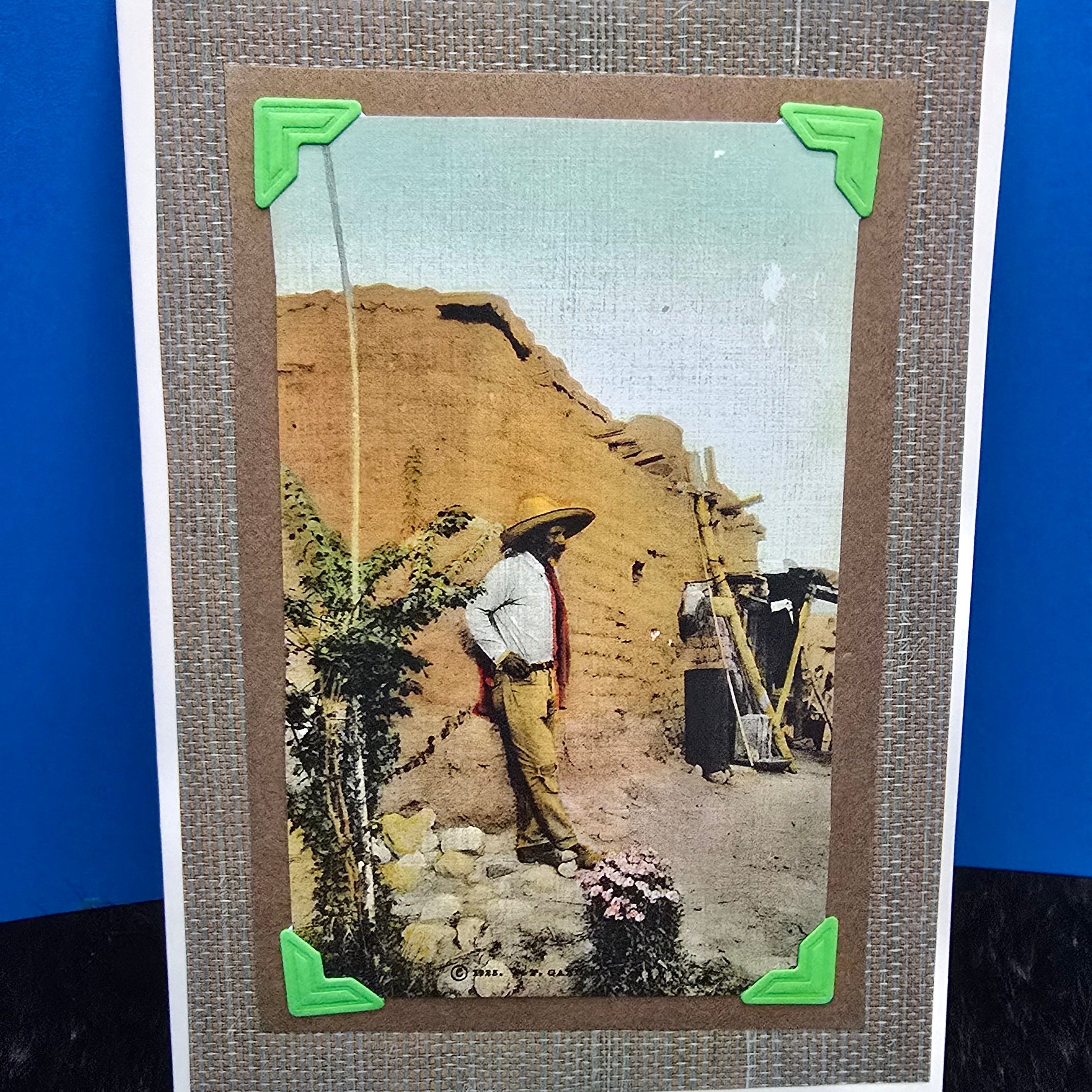 Beautifully Hand Crafted Custom Created Greeting Card Series by Diane Stegman "Gandera El Paso, Texas"