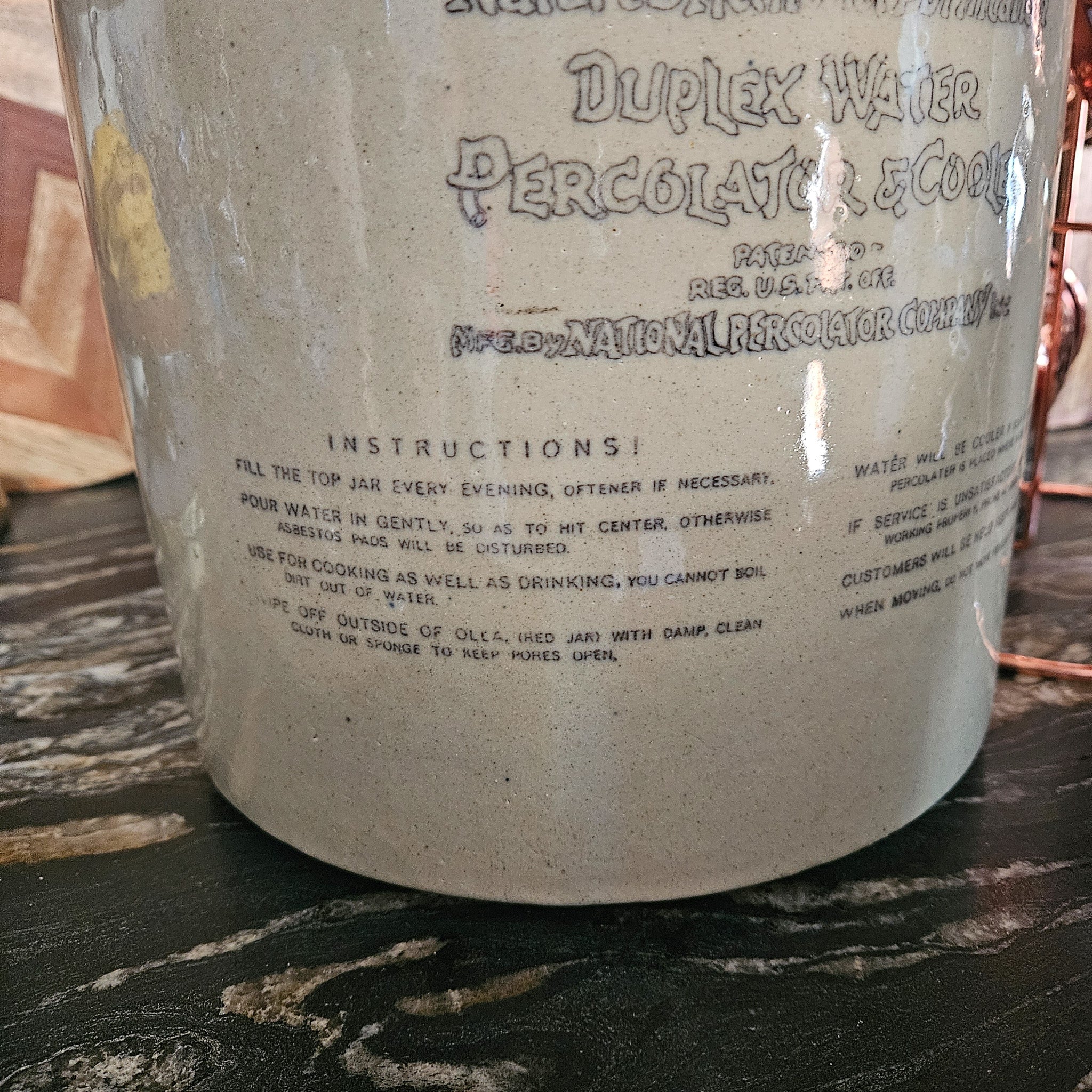 Antique Nature's Method of Purification Water Purifier