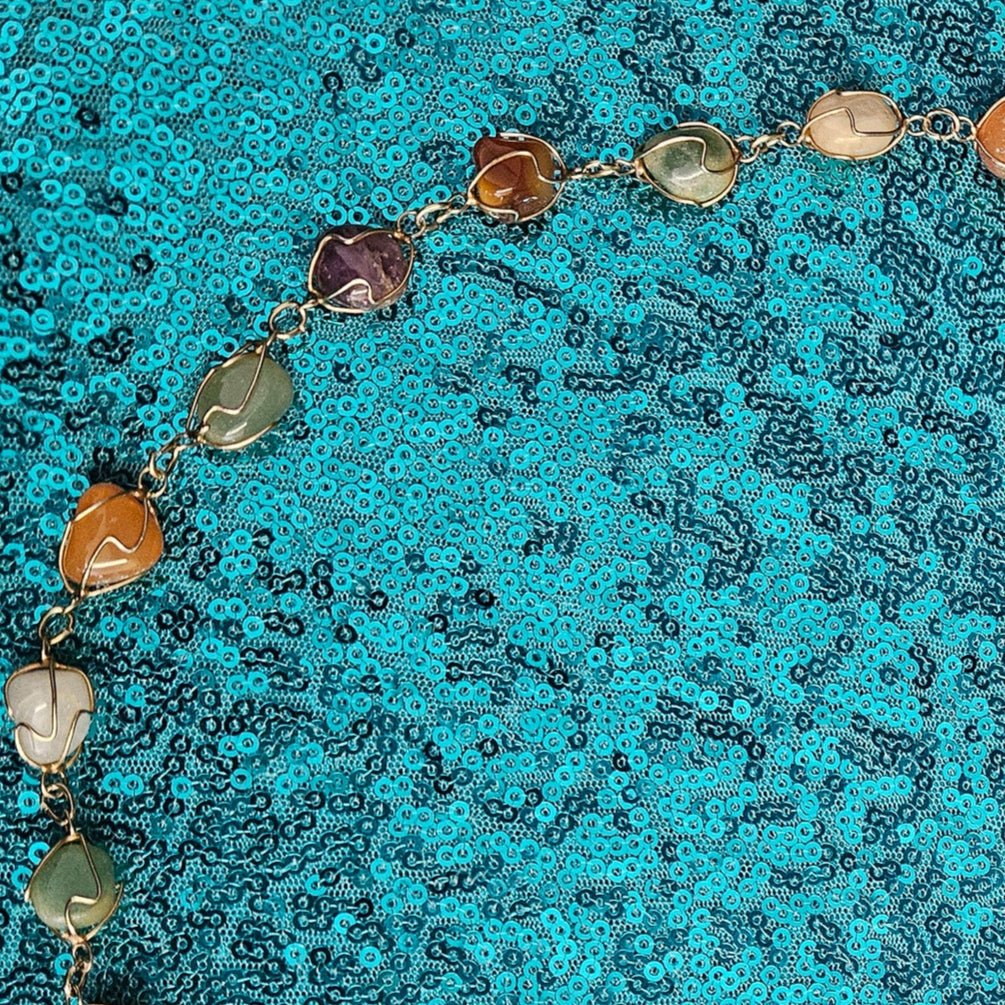 Multi-Colored Presious Stone Necklace