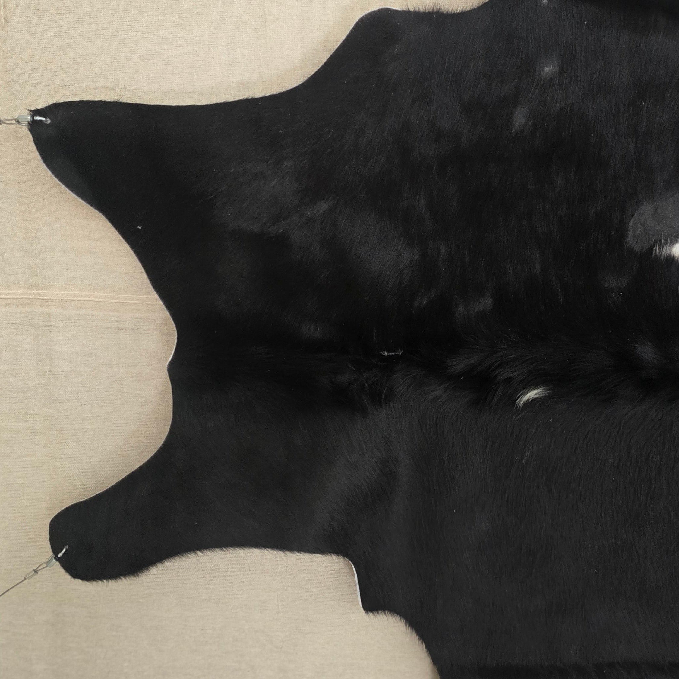 Unique Black and White Cowhide Handcrafted in Brazil