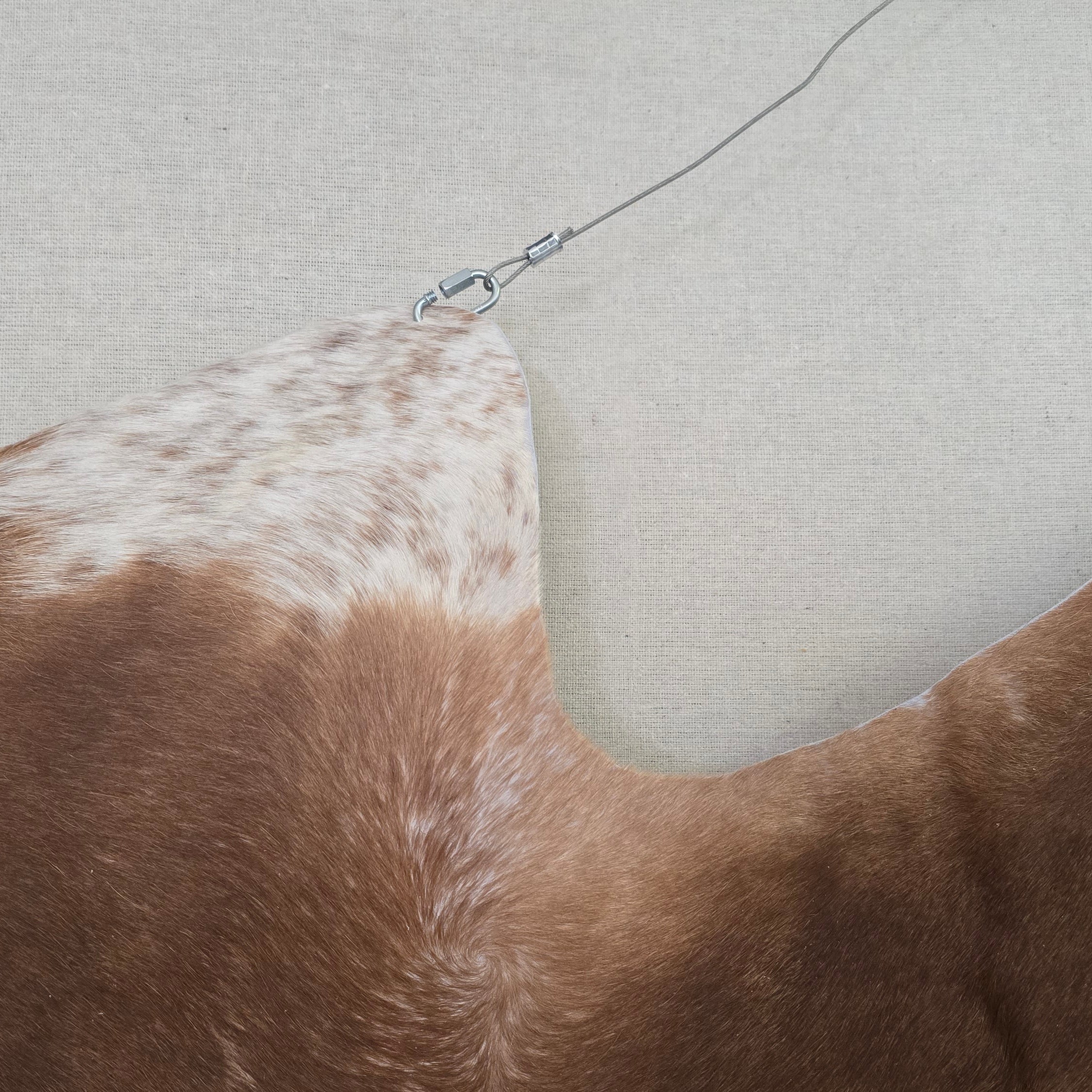 Fabulous Cinnamon Cowhide Handmade in Brazil