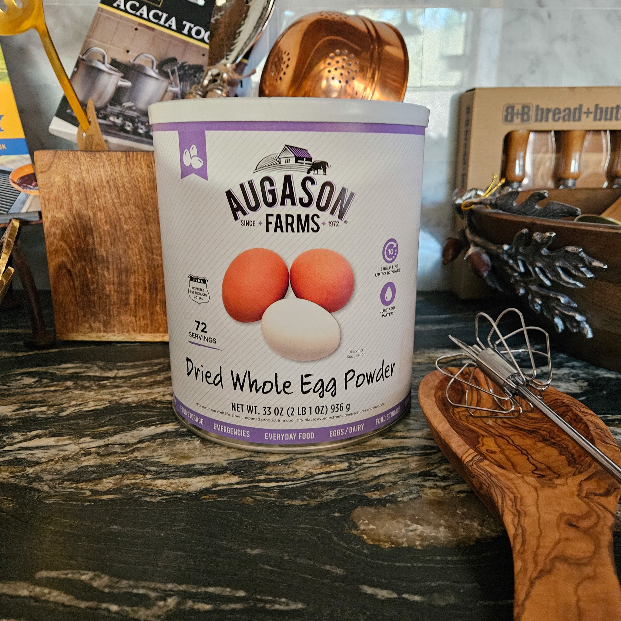 Augason Farms Whole Egg Powder 10 Years Self Life