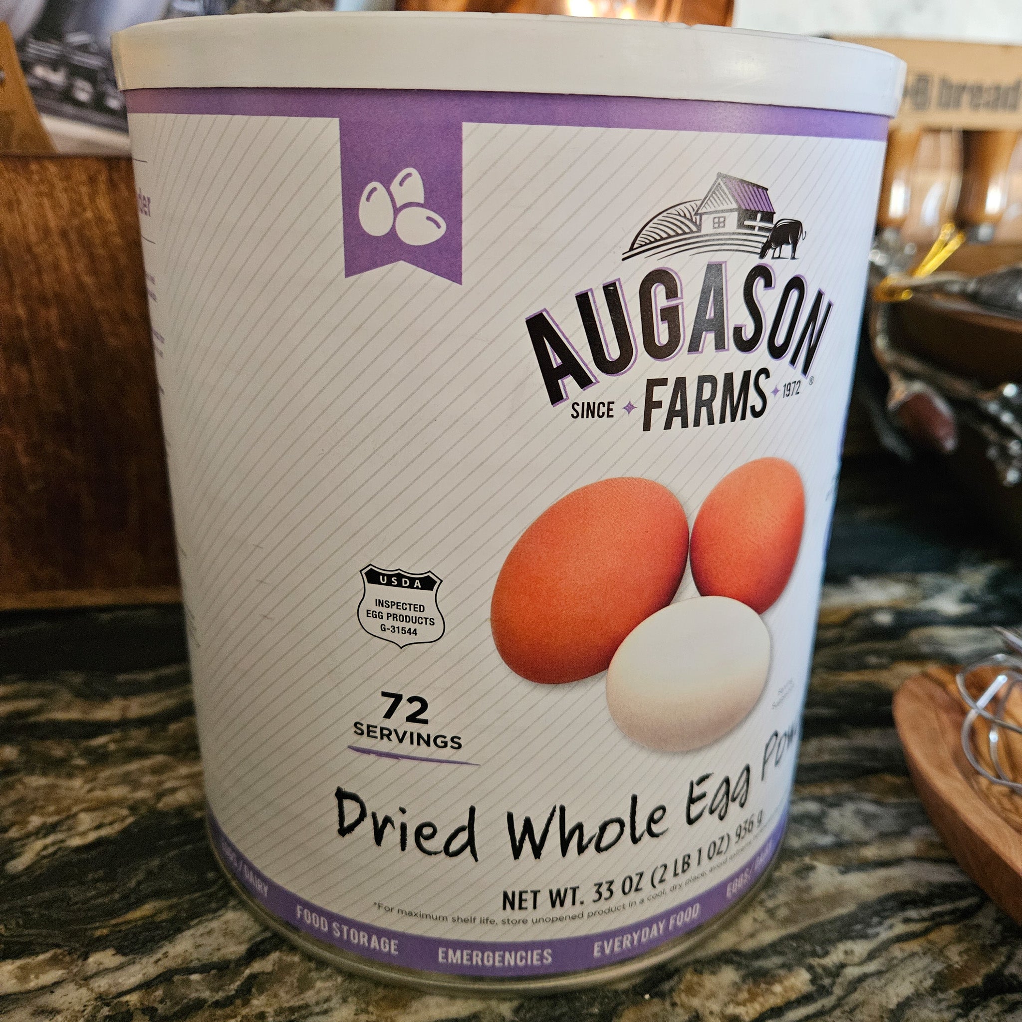 Augason Farms Whole Egg Powder 10 Years Self Life