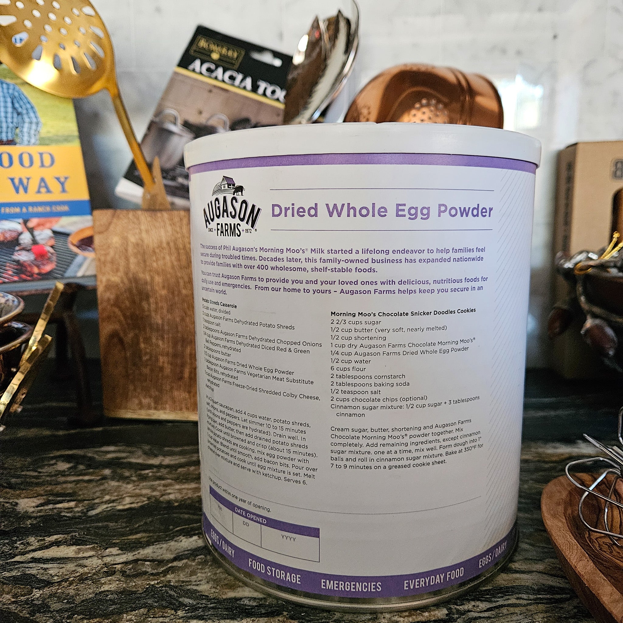 Augason Farms Whole Egg Powder 10 Years Self Life