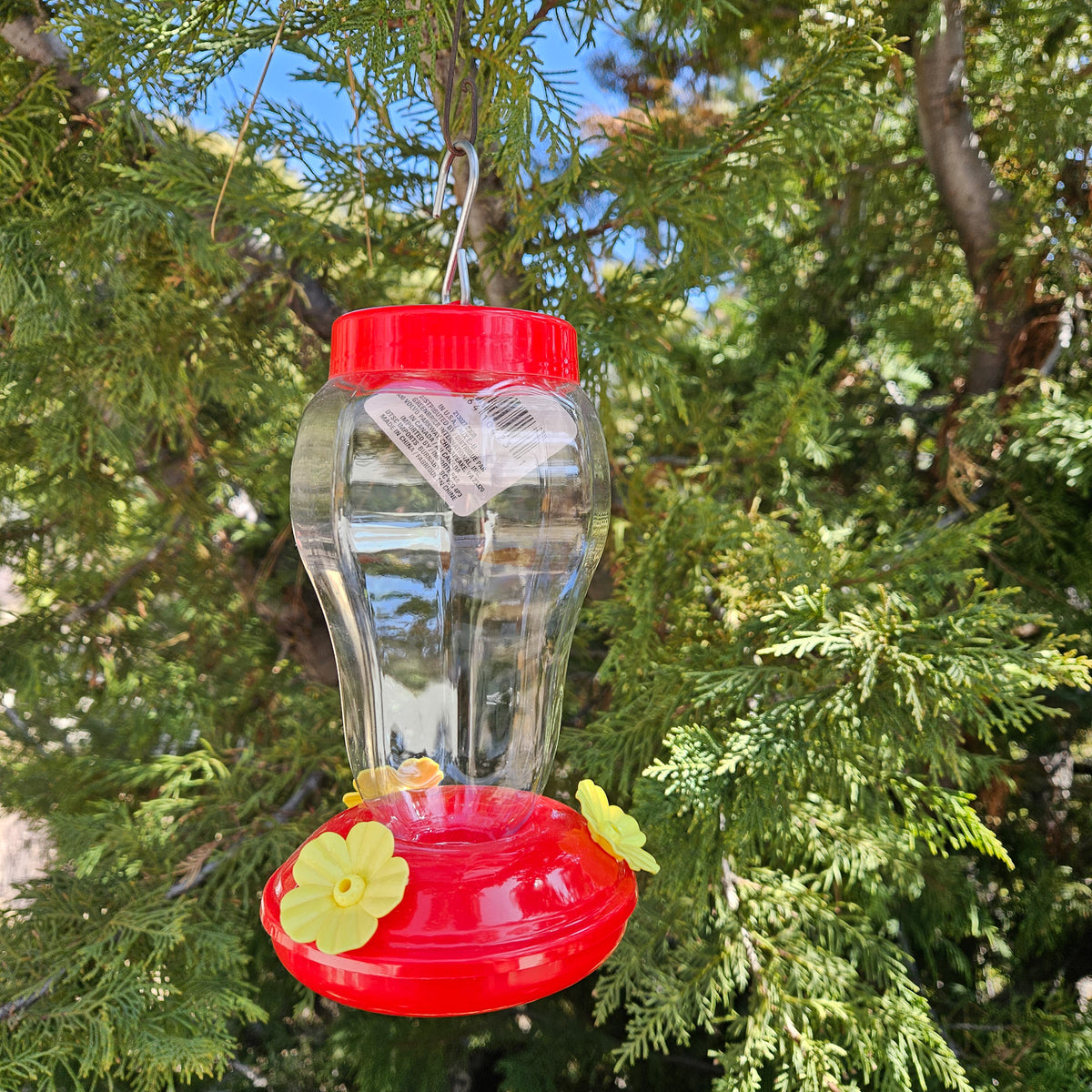 Plastic Hummingbird Feeder