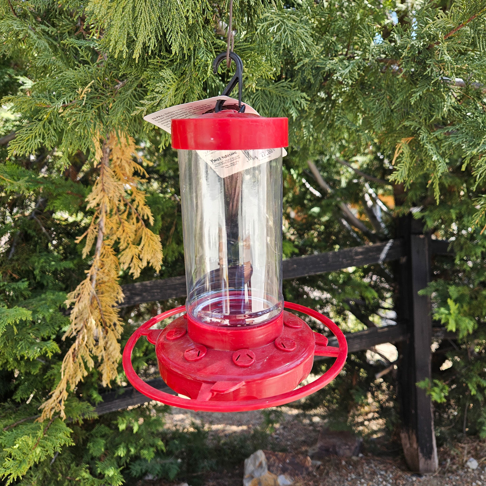 Hummingbird Feeded 6" Tall