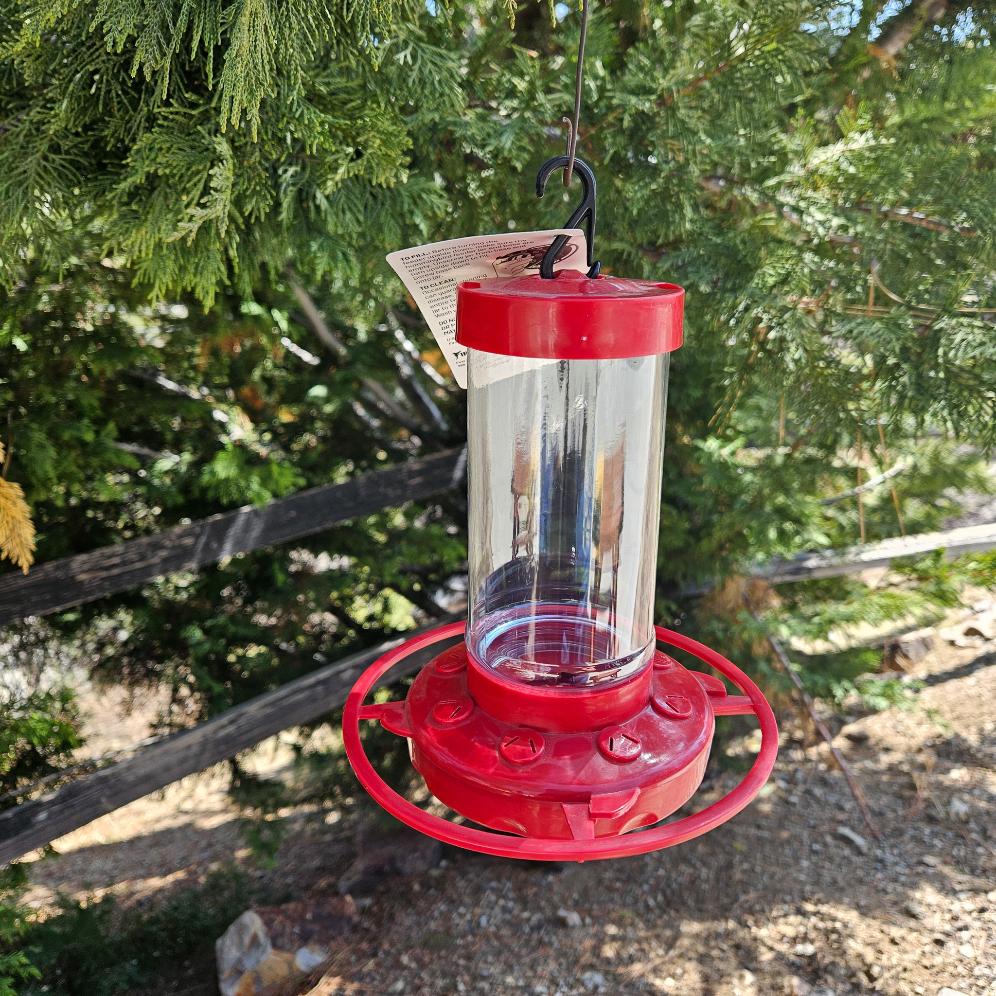 Hummingbird Feeded 6" Tall