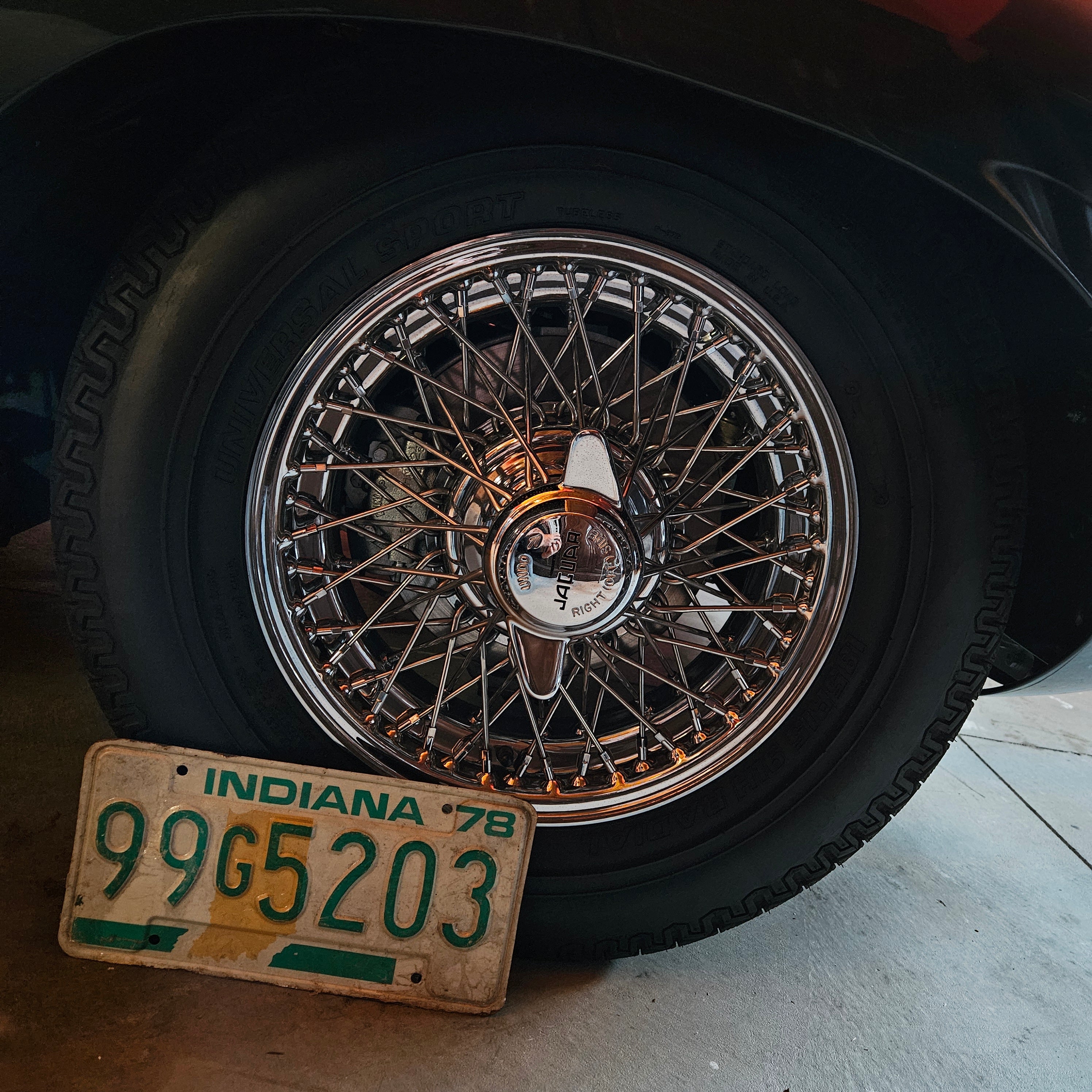 Vintage Indiana License Plate 70s & 80s