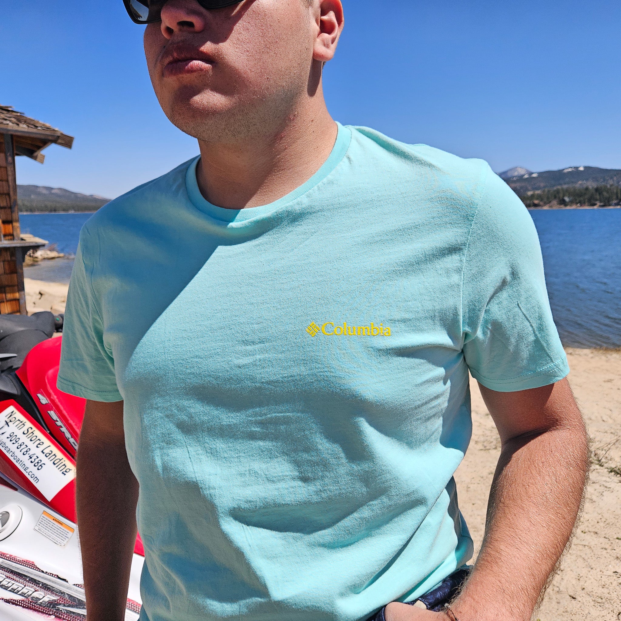 Columbia Sportswear Mint Green T-shirt