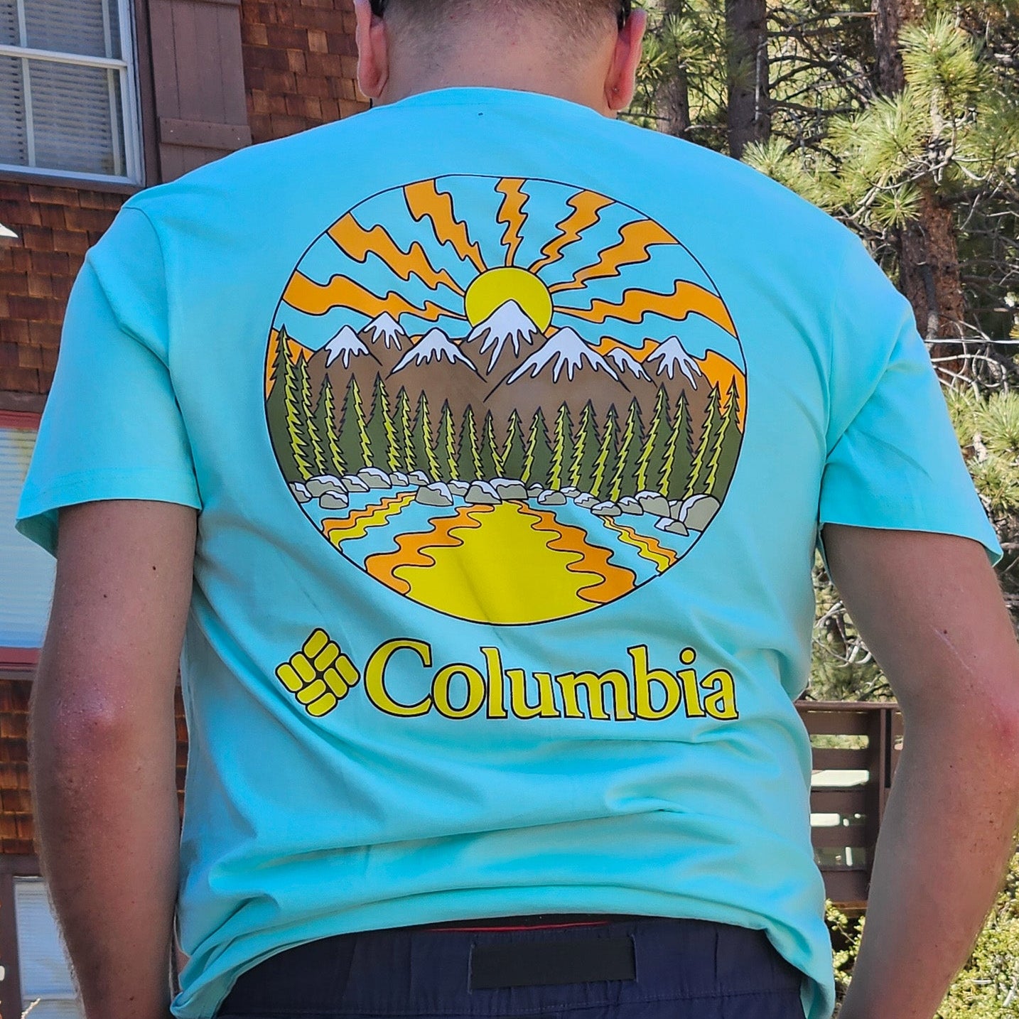 Columbia Sportswear Mint Green T-shirt