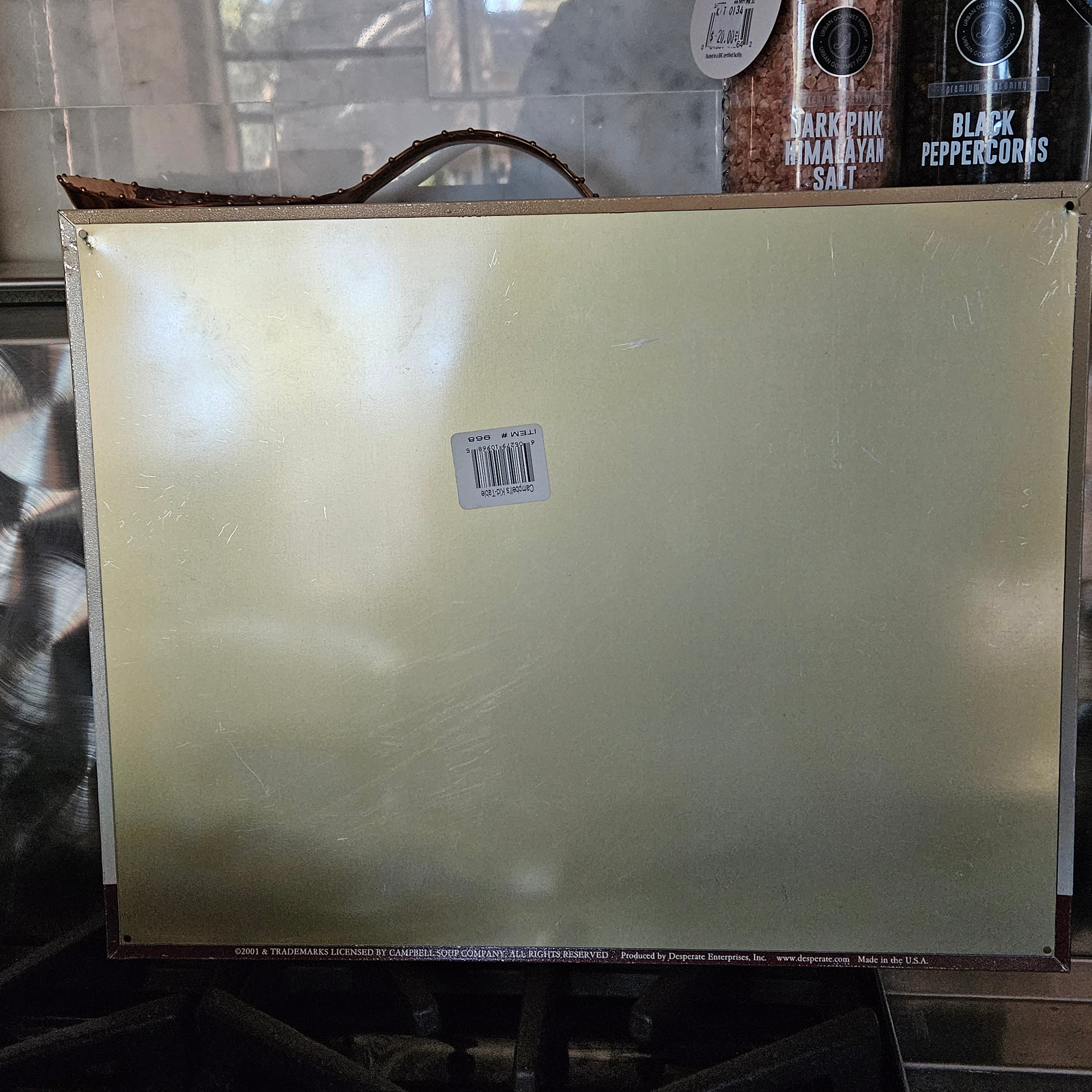 Classic Campbell's Soup Tin Sign