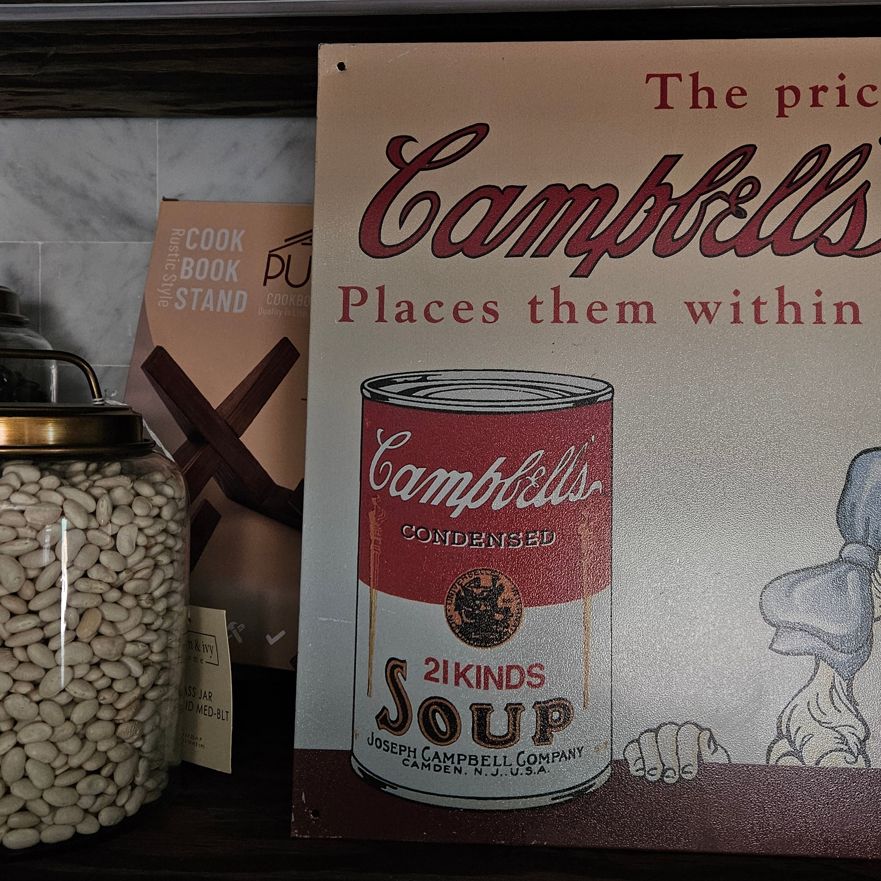 Classic Campbell's Soup Tin Sign