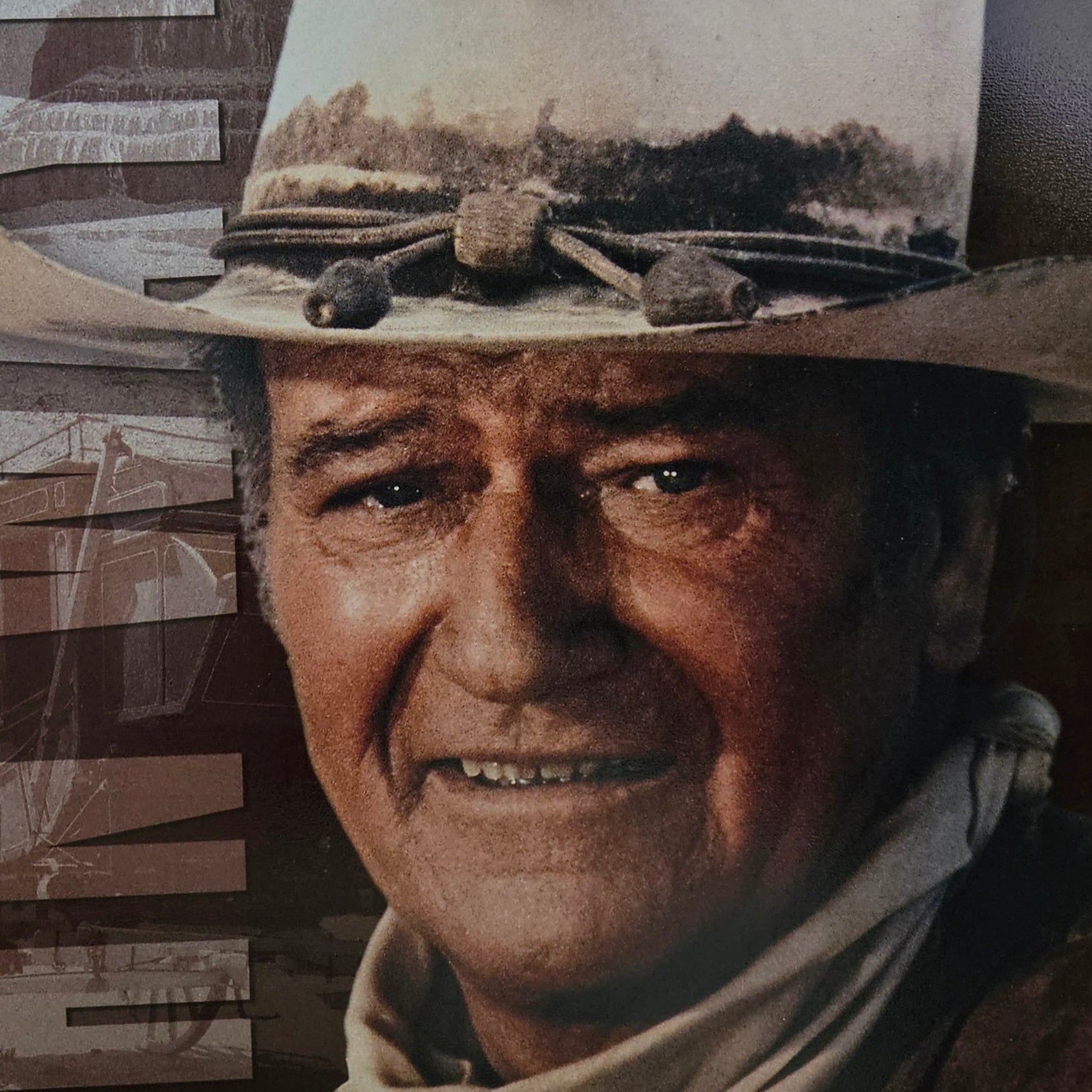 Vintage Style John Wayne Tin Sign