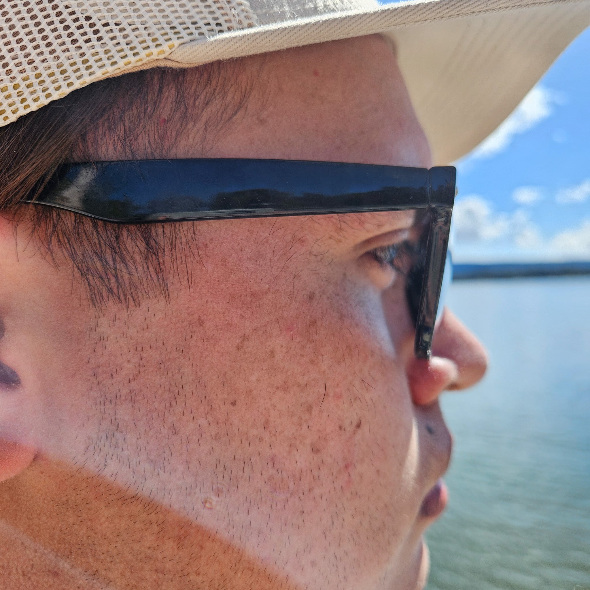 Classic Casual Black Flex Fit Polarized Sunglasses