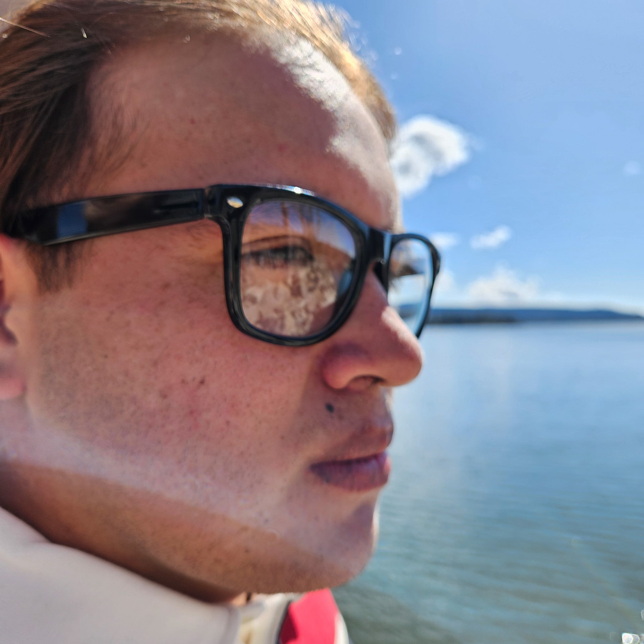 Classic Casual Black Flex Fit Polarized Sunglasses