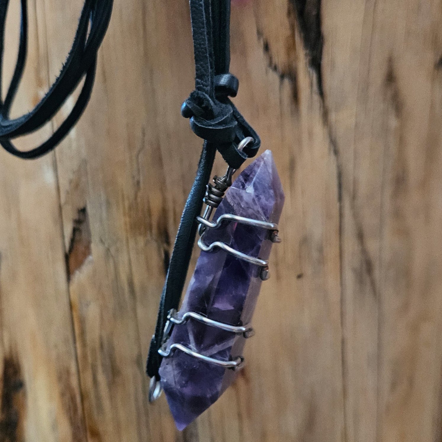 Healing Amethyst Crystal Neckles