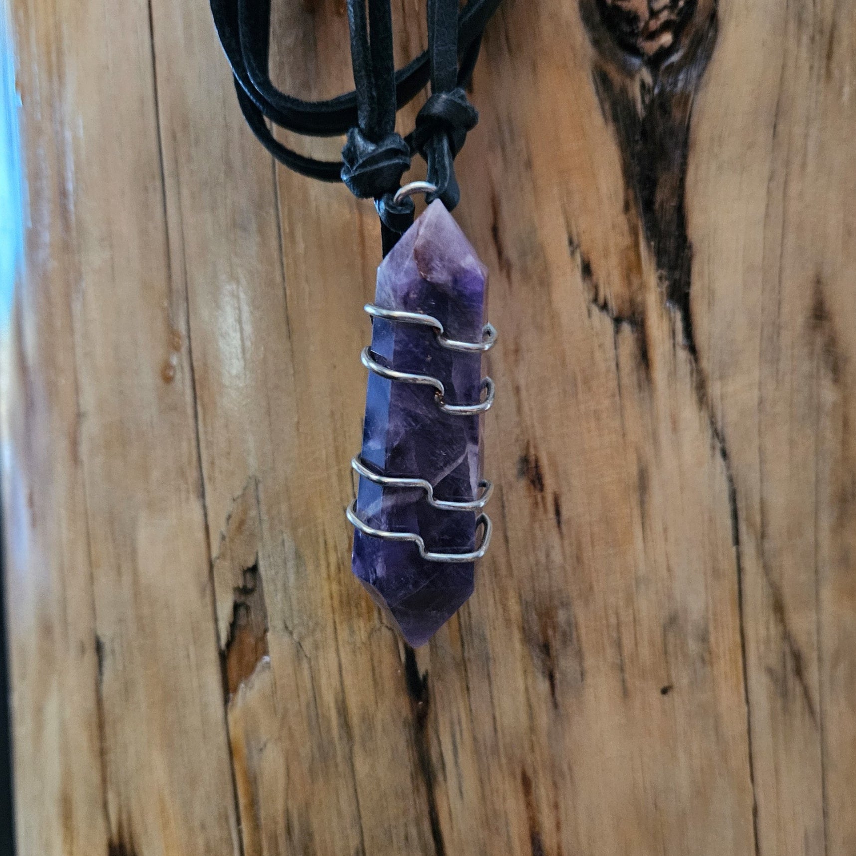 Healing Amethyst Crystal Neckles