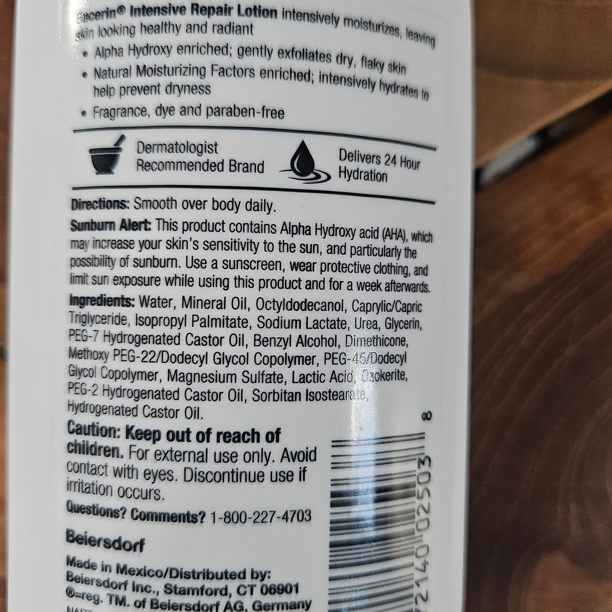 Eucerin Intensive Repair Lotion