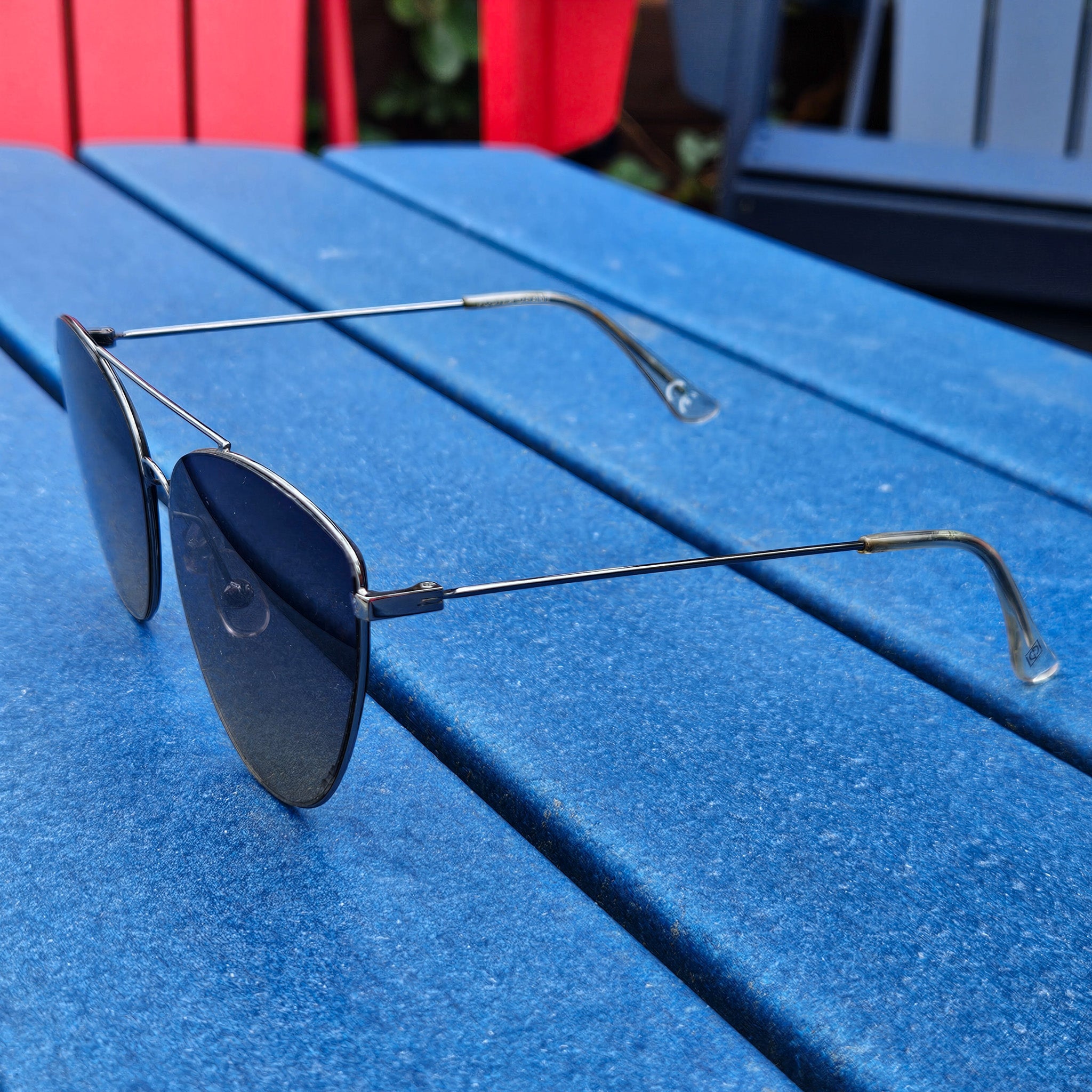 Foster Grant Silver Cat-Eye Sunglasses