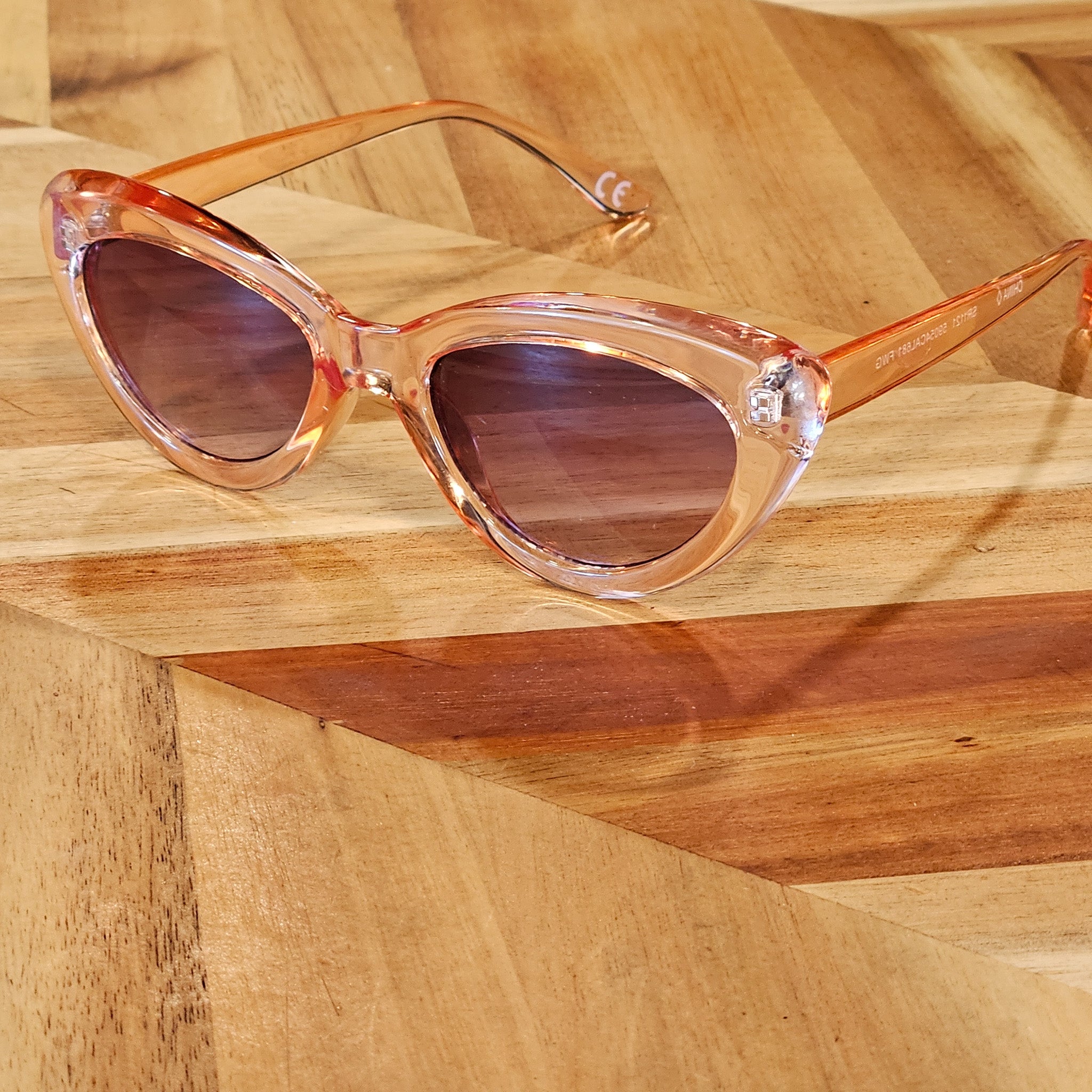 CaliBlue Coral Cat-Eye Sunglasses