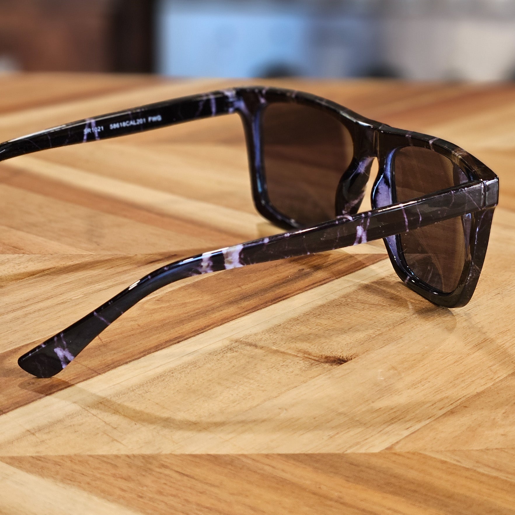 CaliBlue Rectangular Blue Unisex Sunglasses