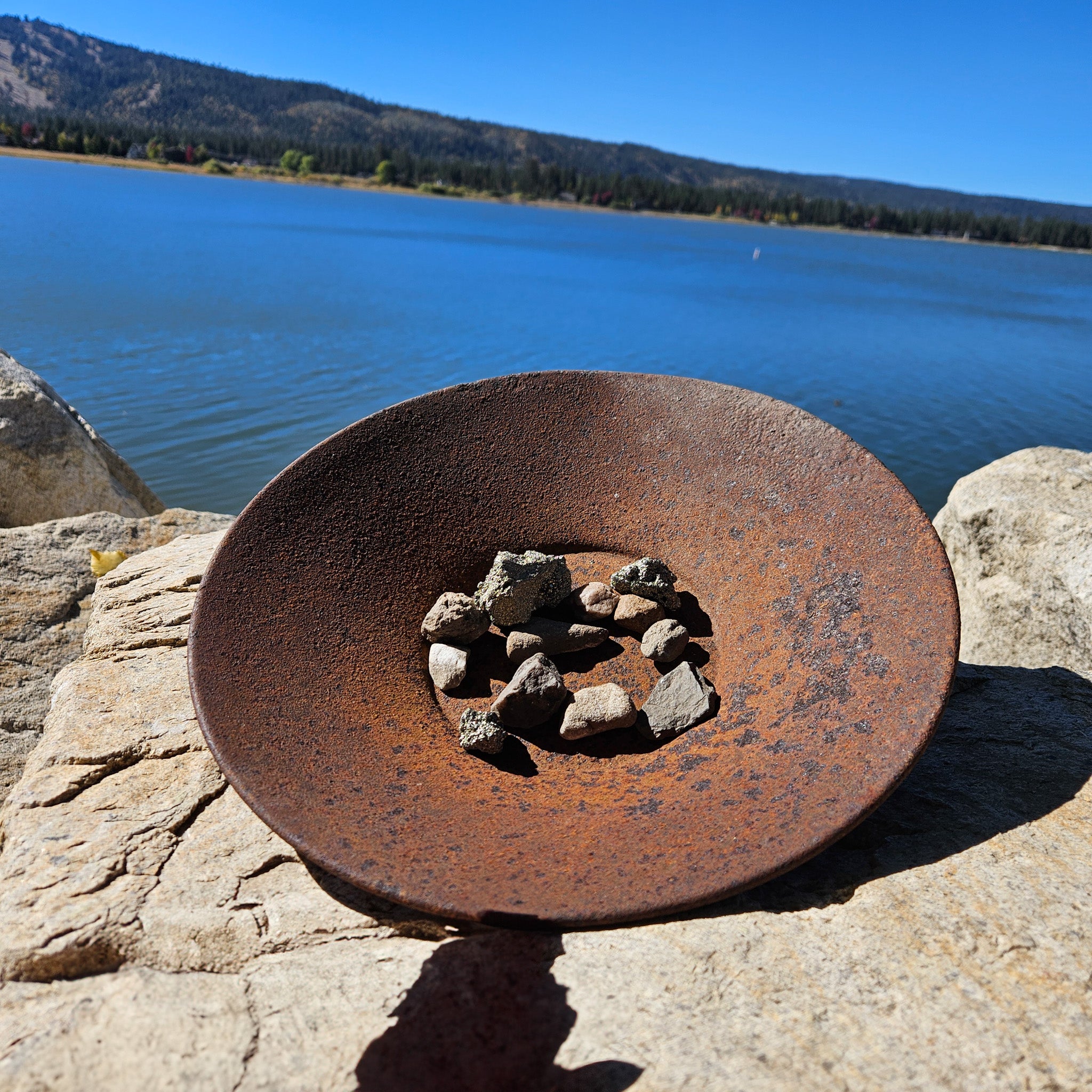 Vintage Metal Gold Mining Pan