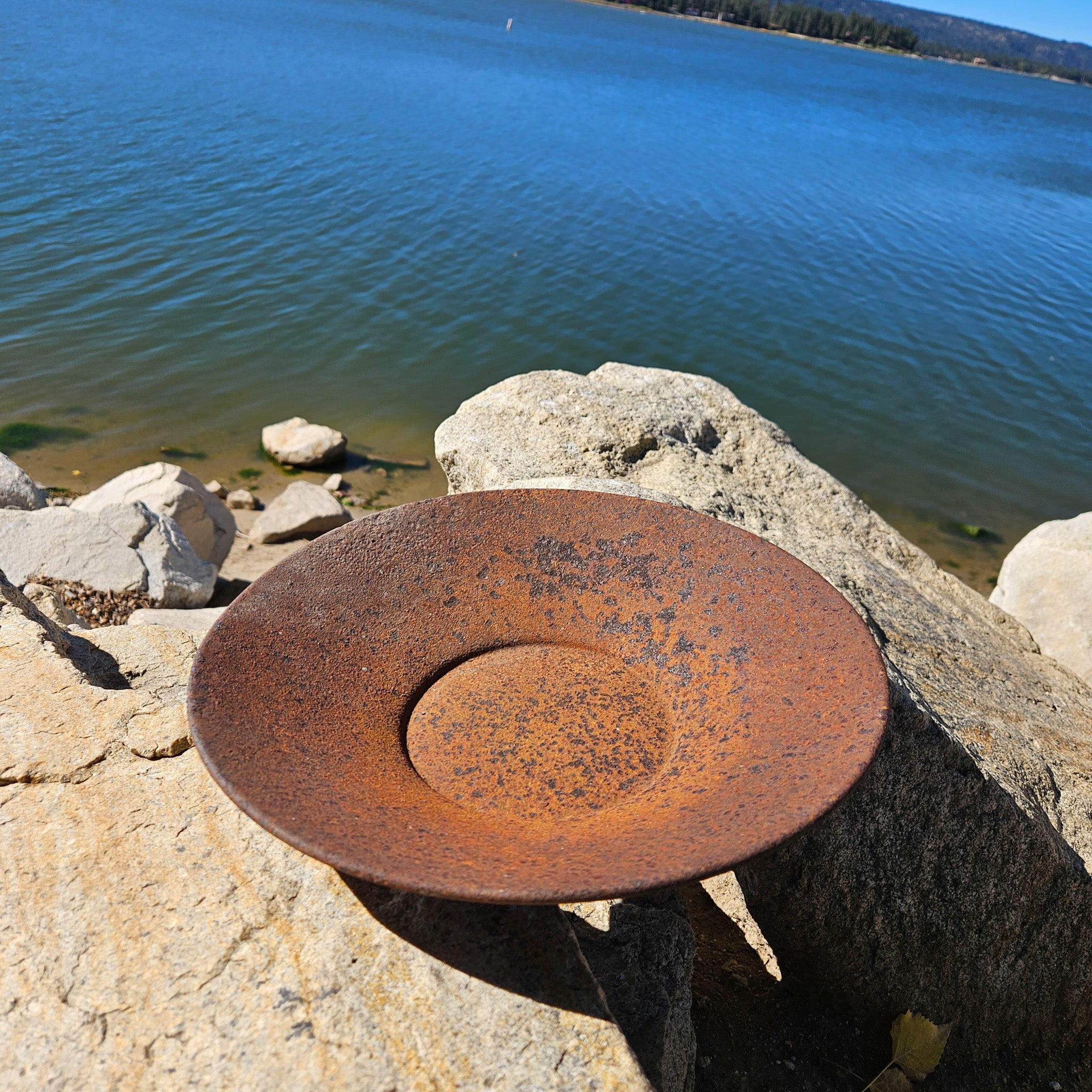 Vintage Metal Gold Mining Pan