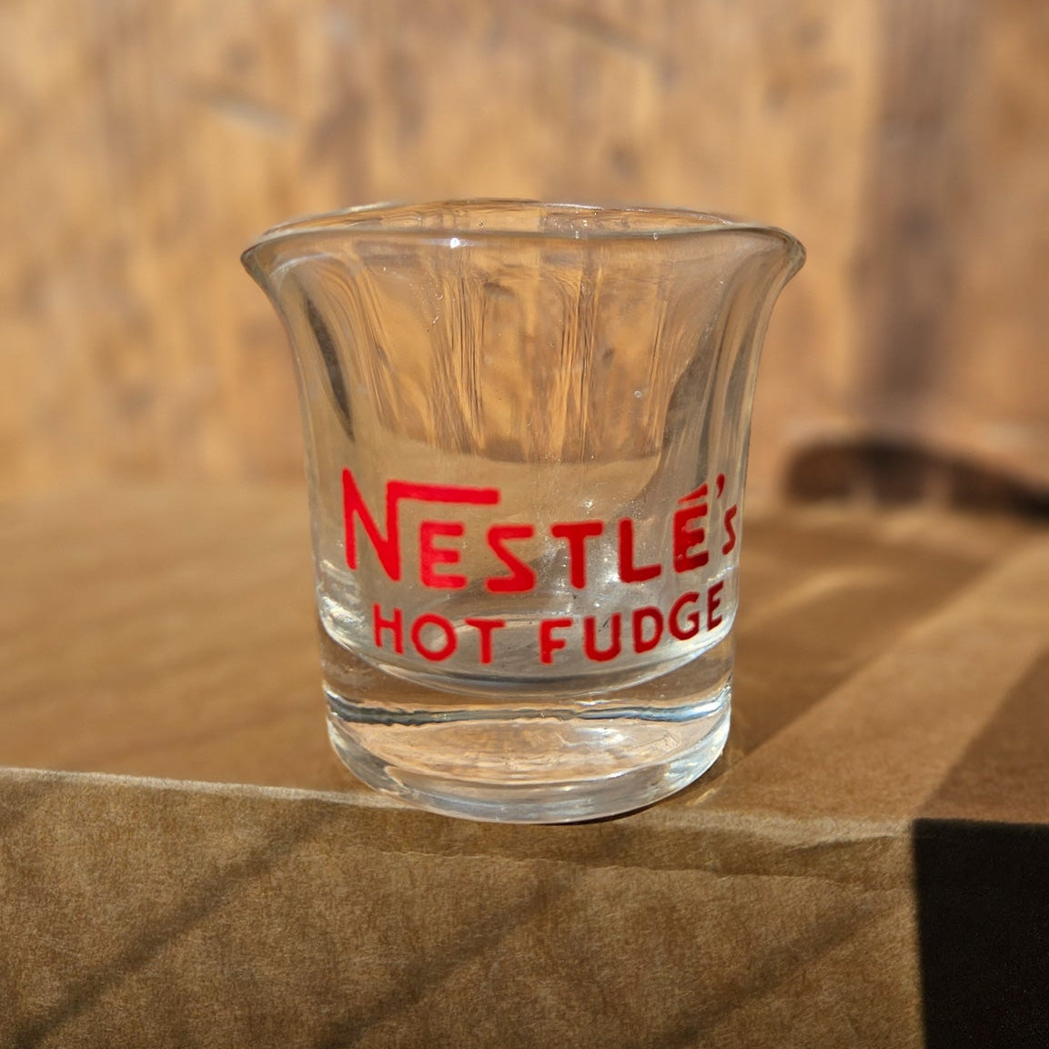 Vintage Nestle's Hot Fudge Double Spout Mini Server Shot