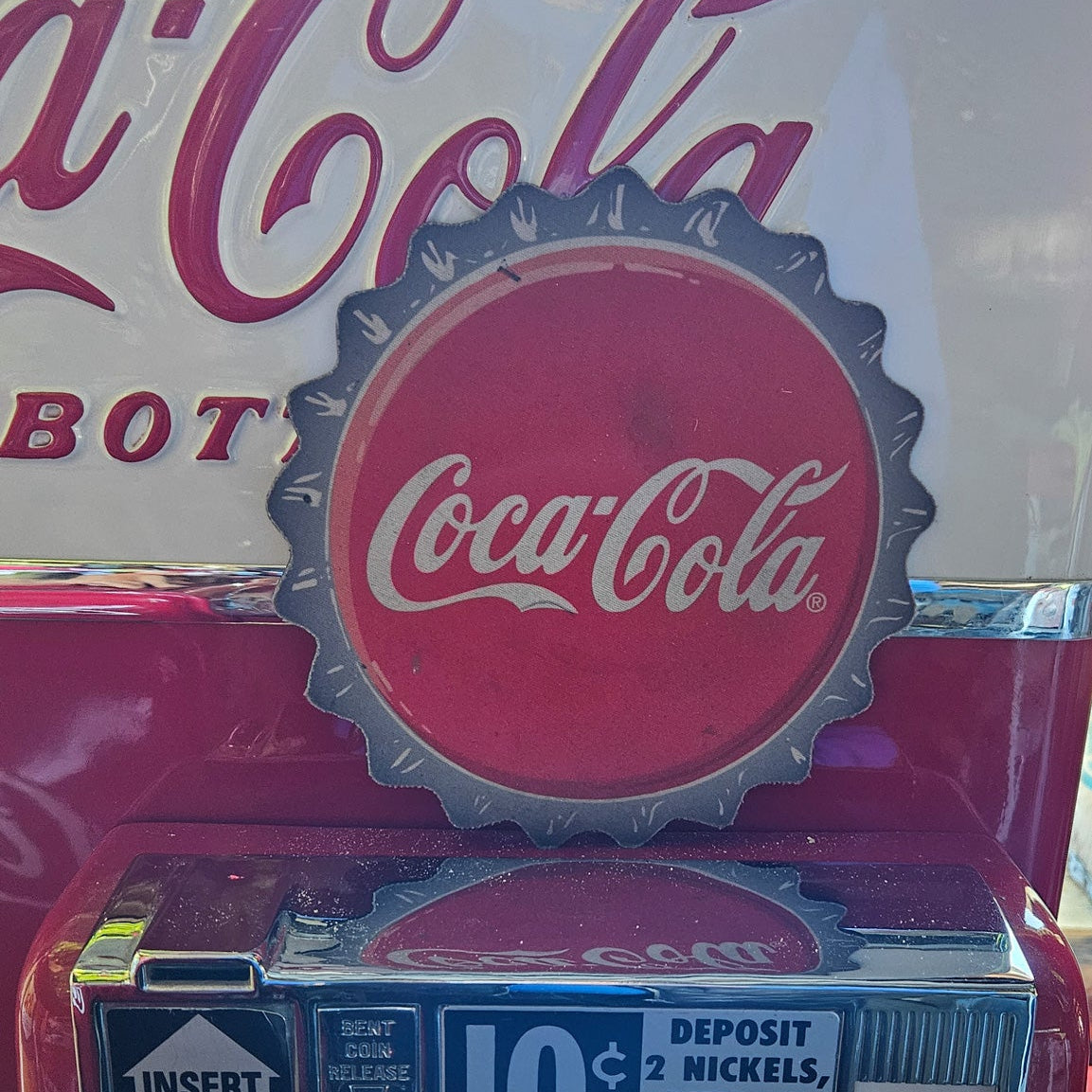 Vintage Coca Cola Bottle Cap Mouse Pad