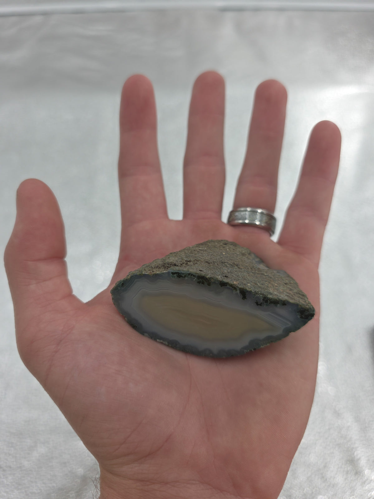 Amazing Half Polished Agate Stone