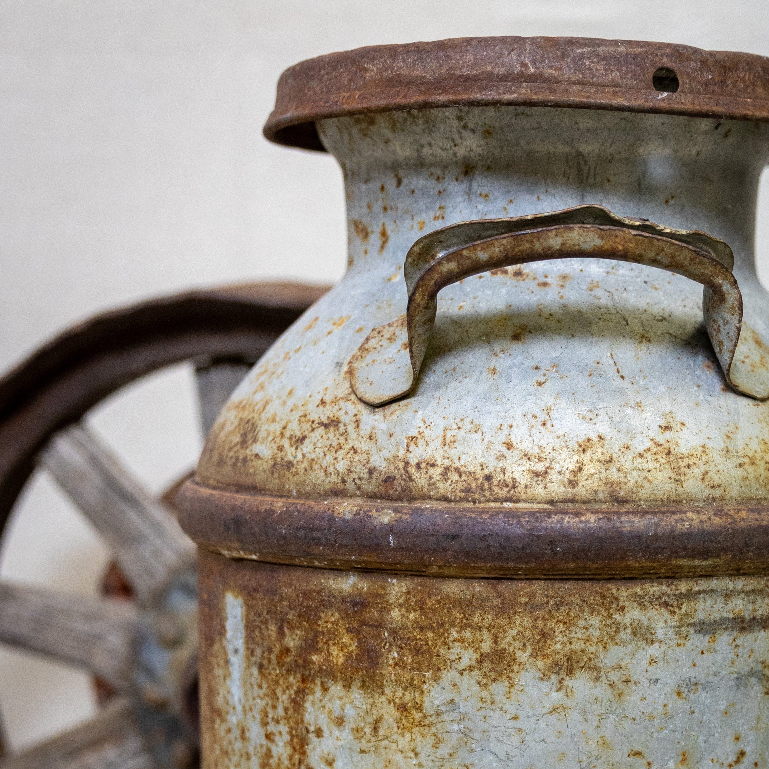 Rustic Metal 10 Gallon Milk Canister "Missoula Cry 60"