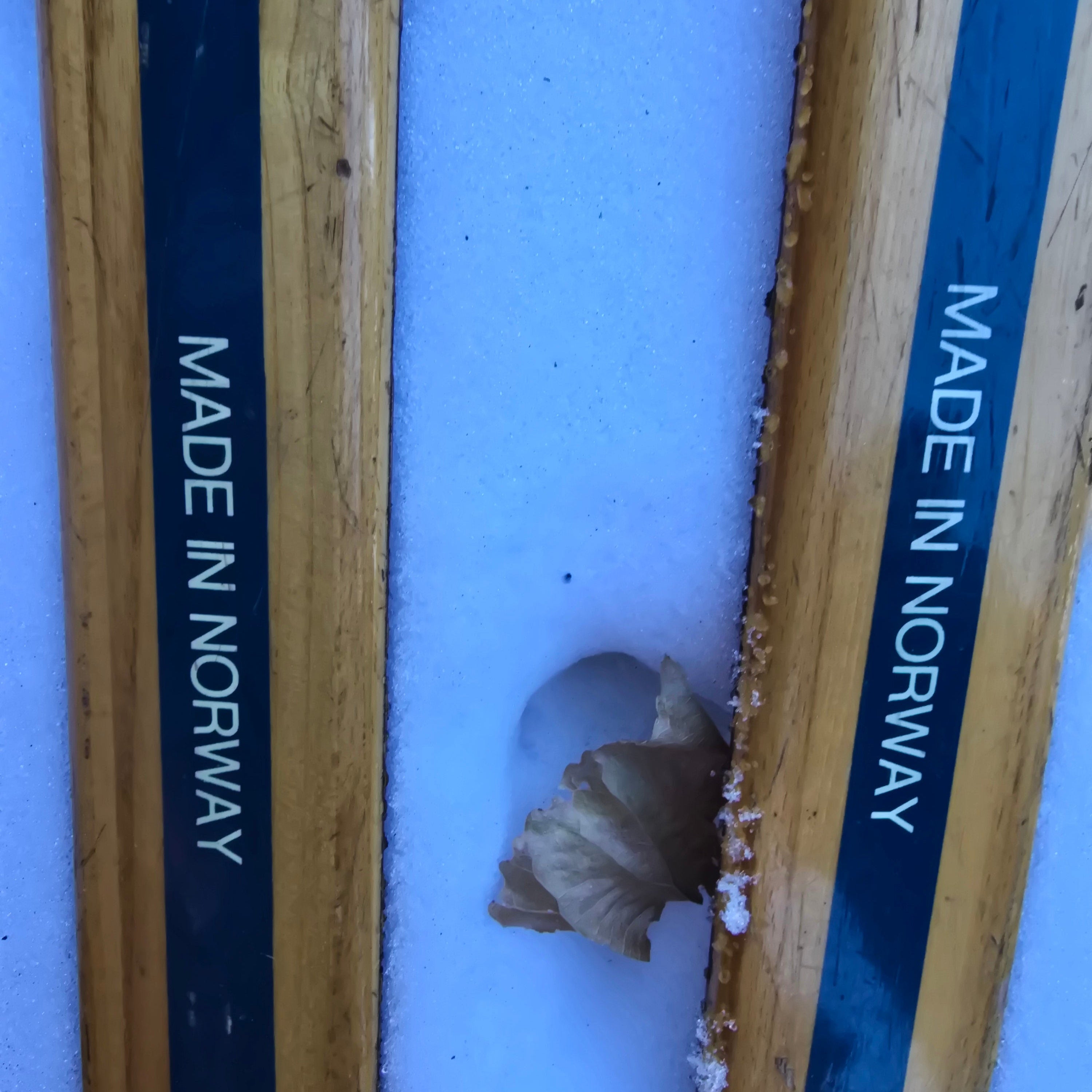 Vintage Bonna 1800 Wood Cross-Country Skis - from NORWAY!