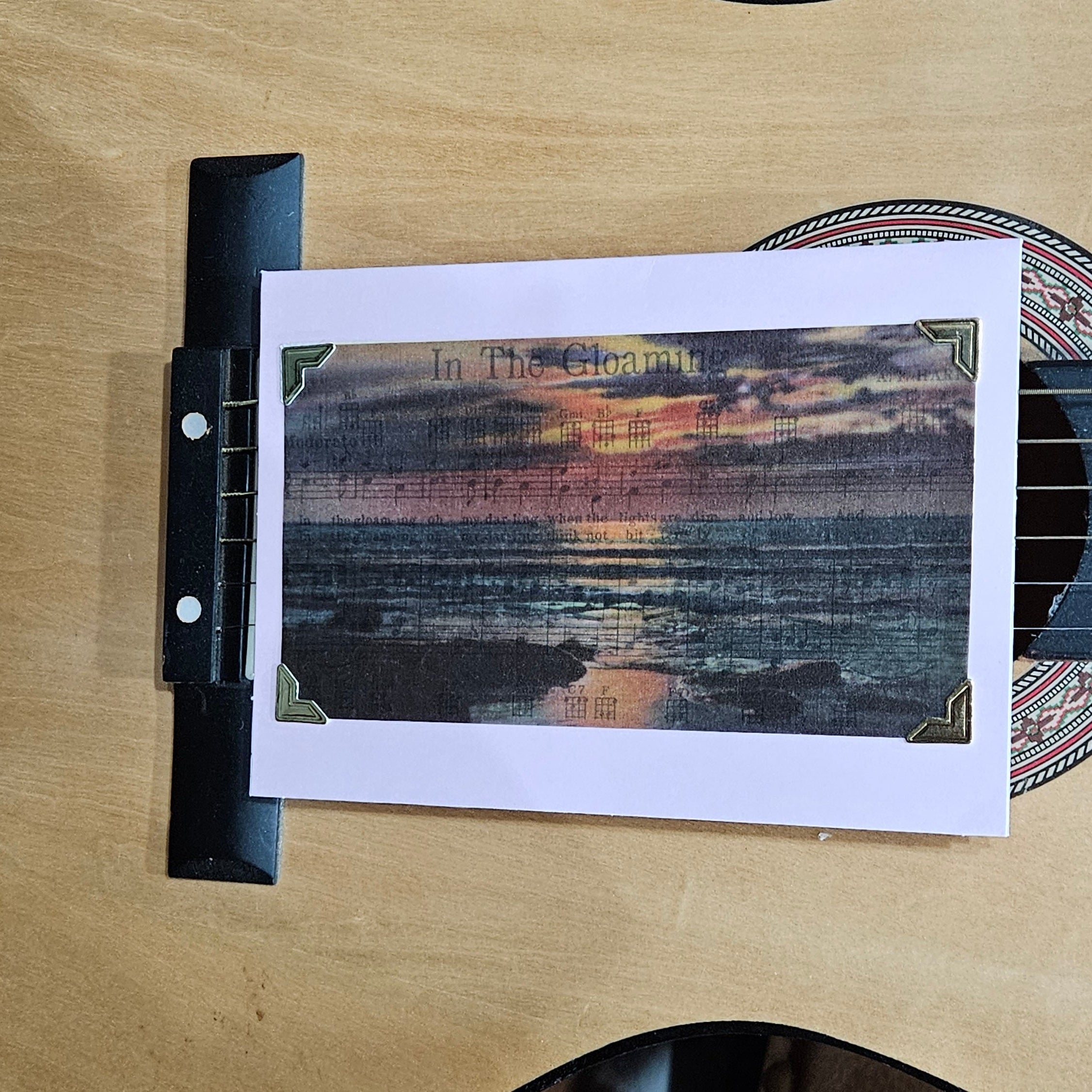Beautifully Hand Crafted Custom Created Greeting Card Series by Diane Stegman "In the Gloaming"