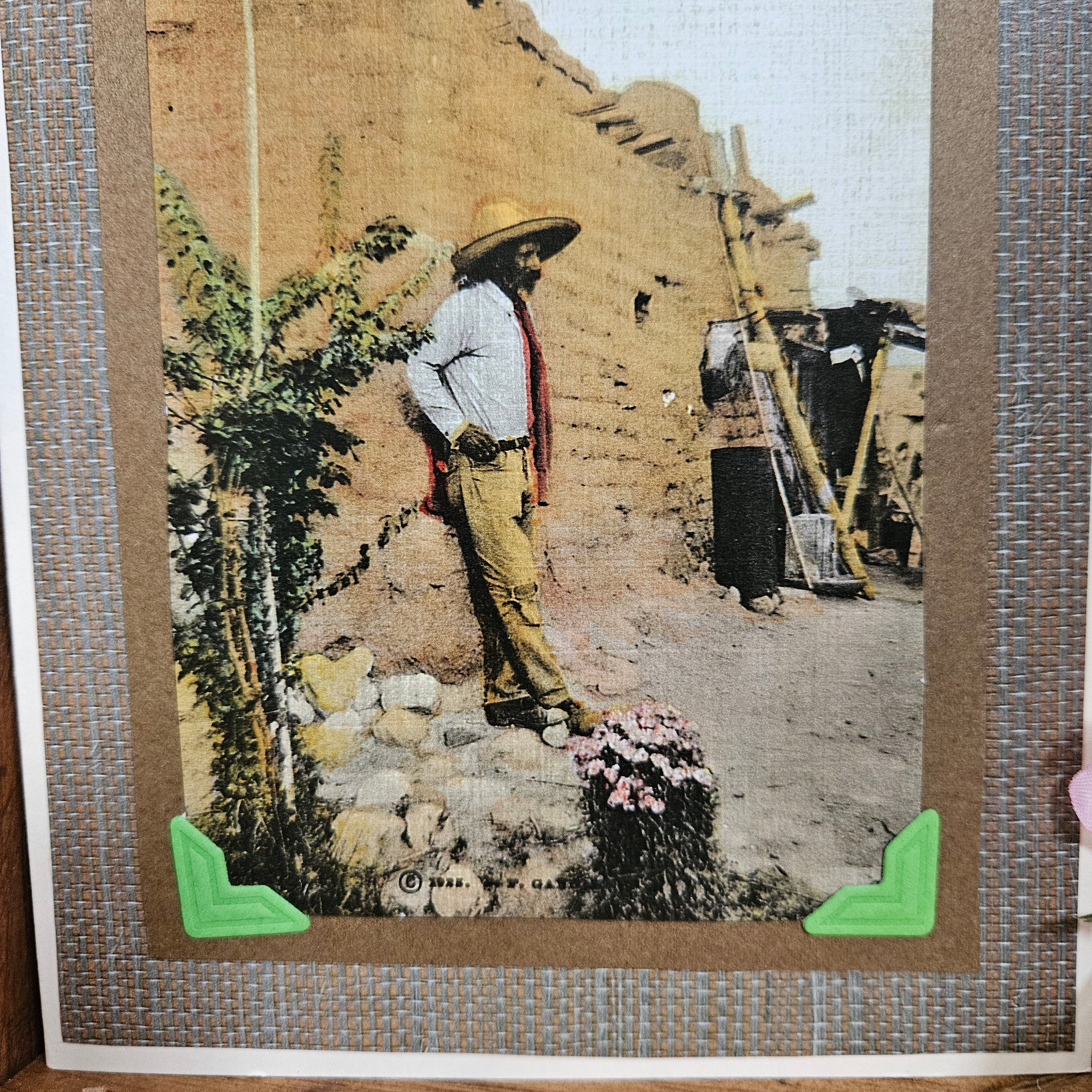Beautifully Hand Crafted Custom Created Greeting Card Series by Diane Stegman "Gandera El Paso, Texas"