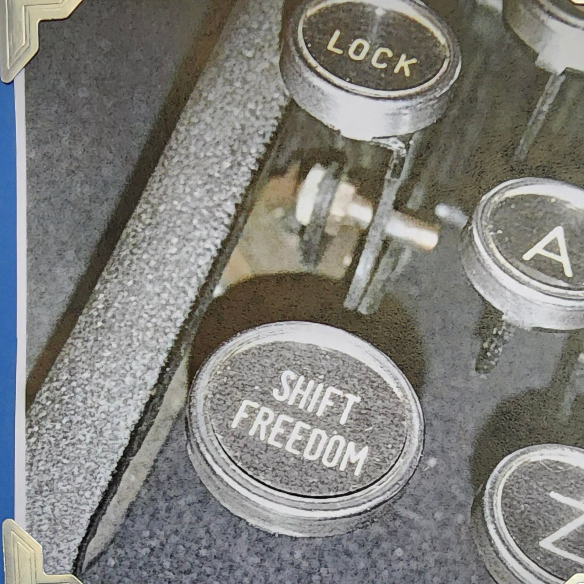 Beautifully Hand Crafted Custom Created Greeting Card Series by Diane Stegman "Shift Freedom"