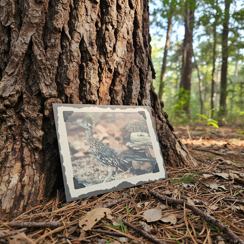 Beautifully Hand Crafted Custom Created Greeting Card Series by Diane Stegman "Roadrunner"