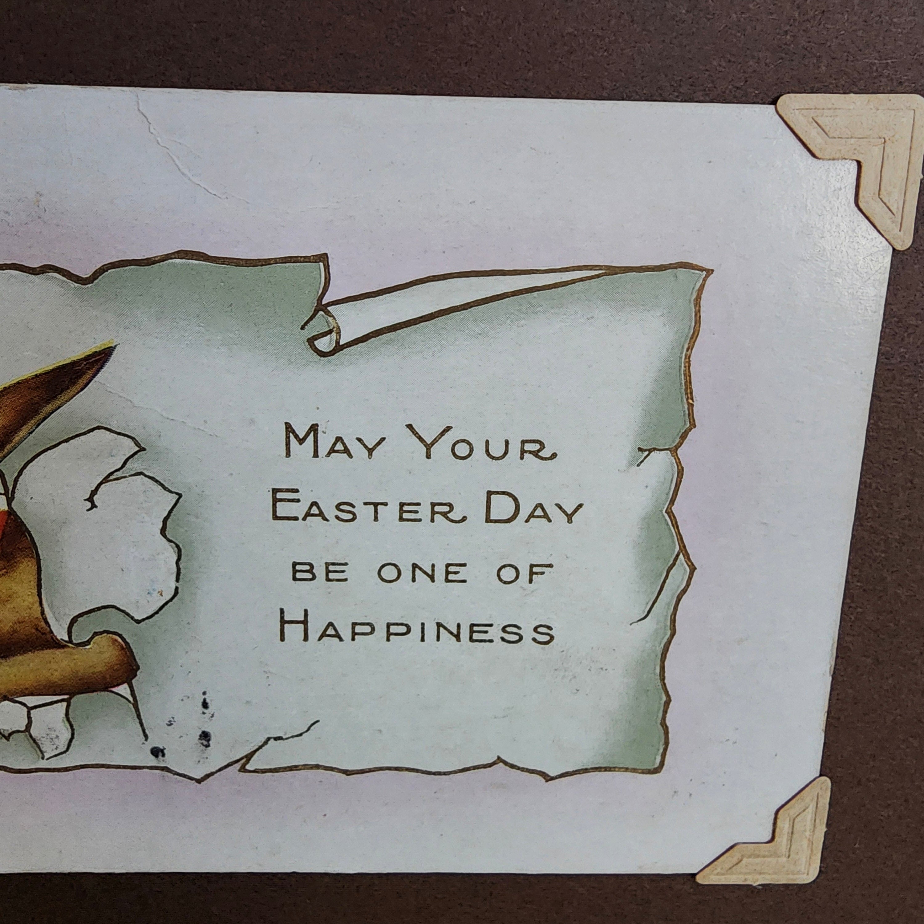 Beautifully Hand Crafted Custom Created Greeting Card Series by Diane Stegman "Easter Rabbit"
