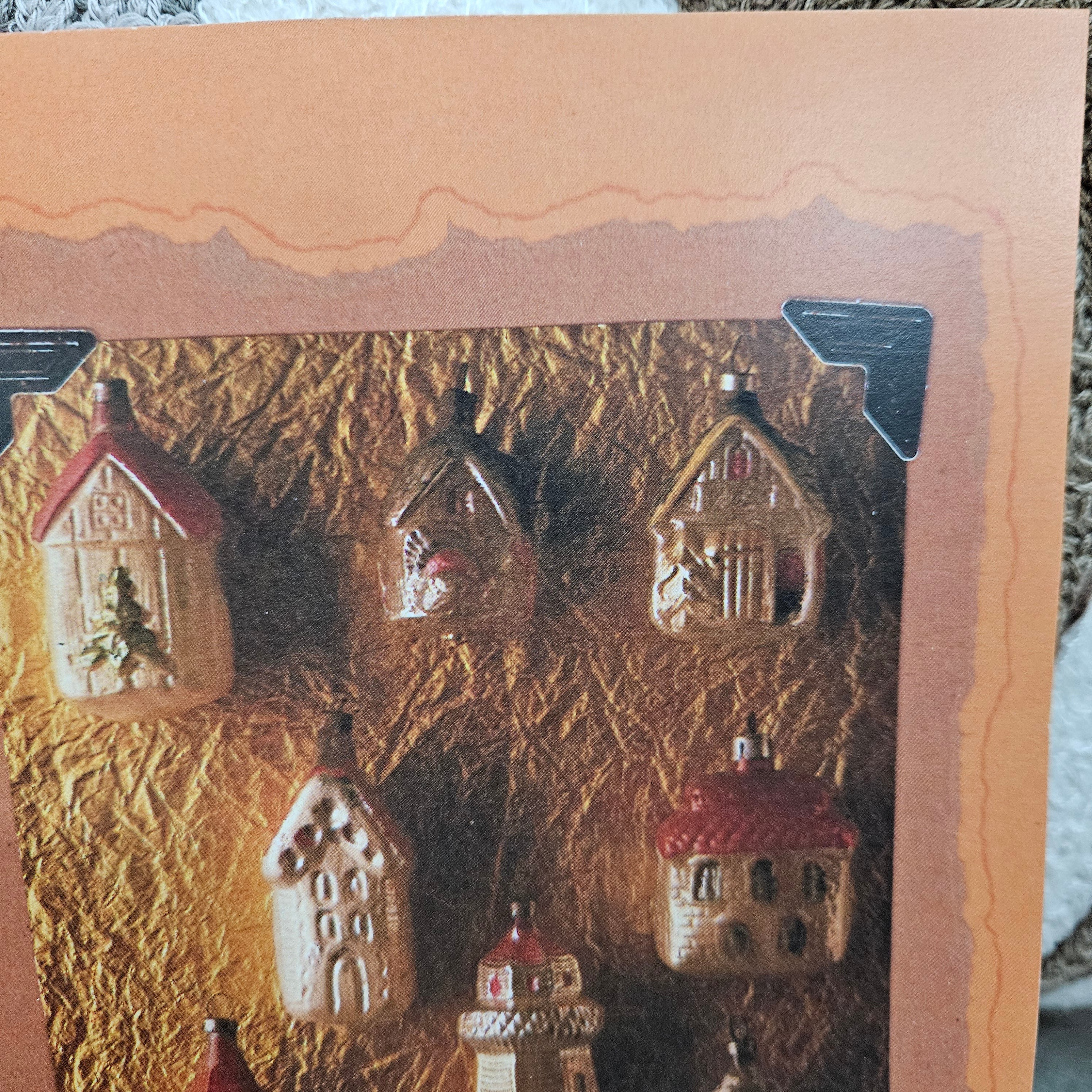Beautifully Hand Crafted Custom Created Greeting Card Series by Diane Stegman "Christmas Houses"
