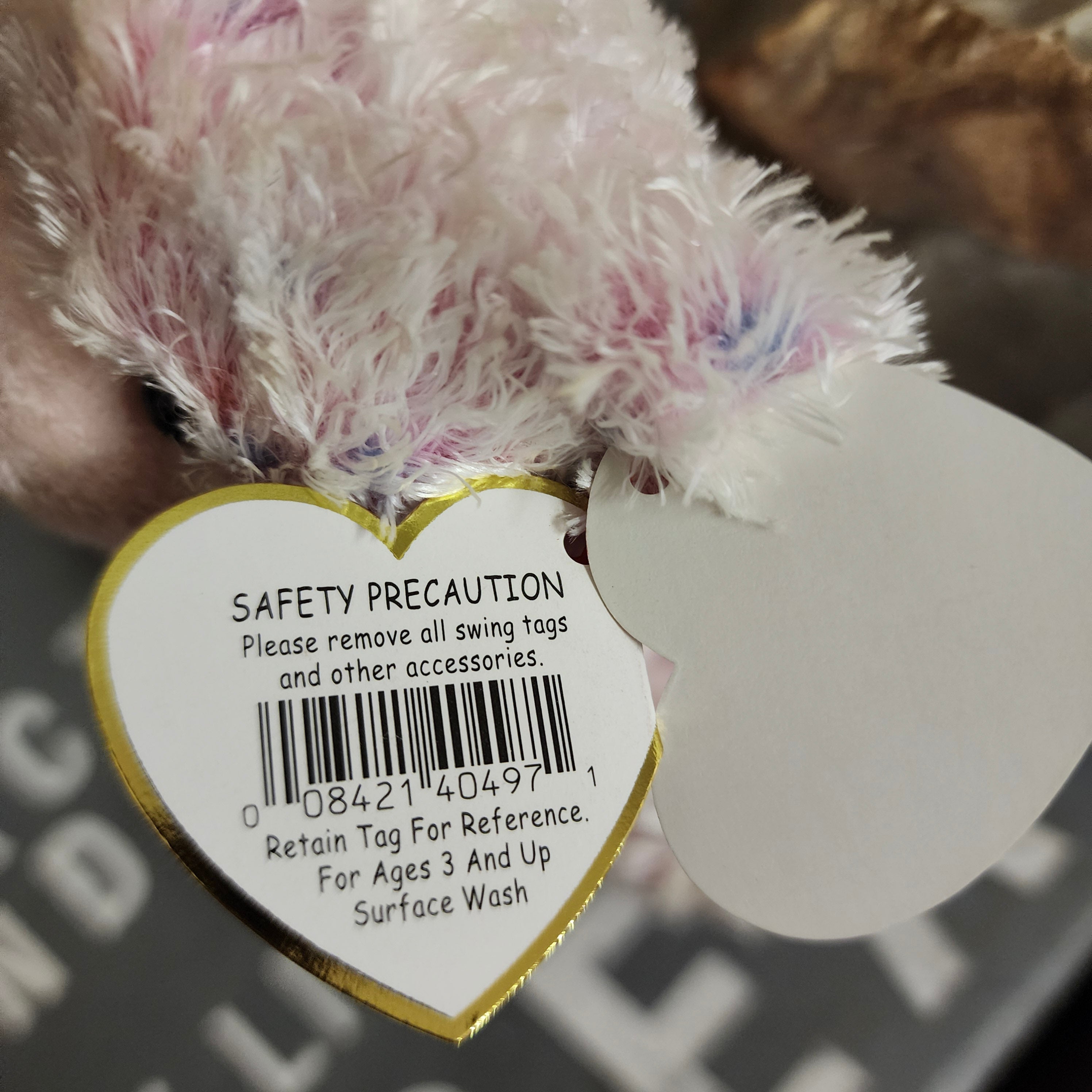Ty Beanie Babies "Ticklish the Bear"