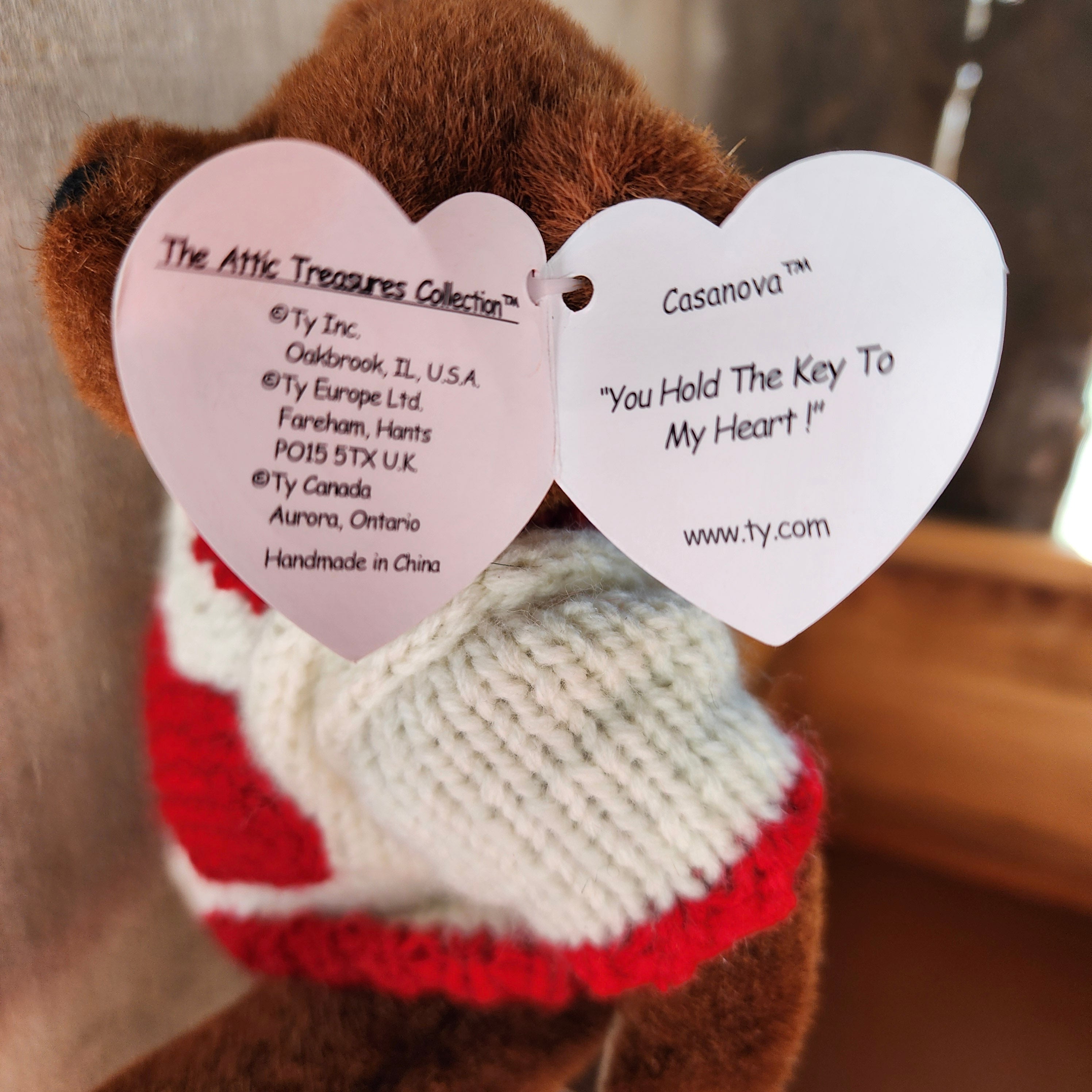 Ty Beanie Babies "Casanova the Bear"