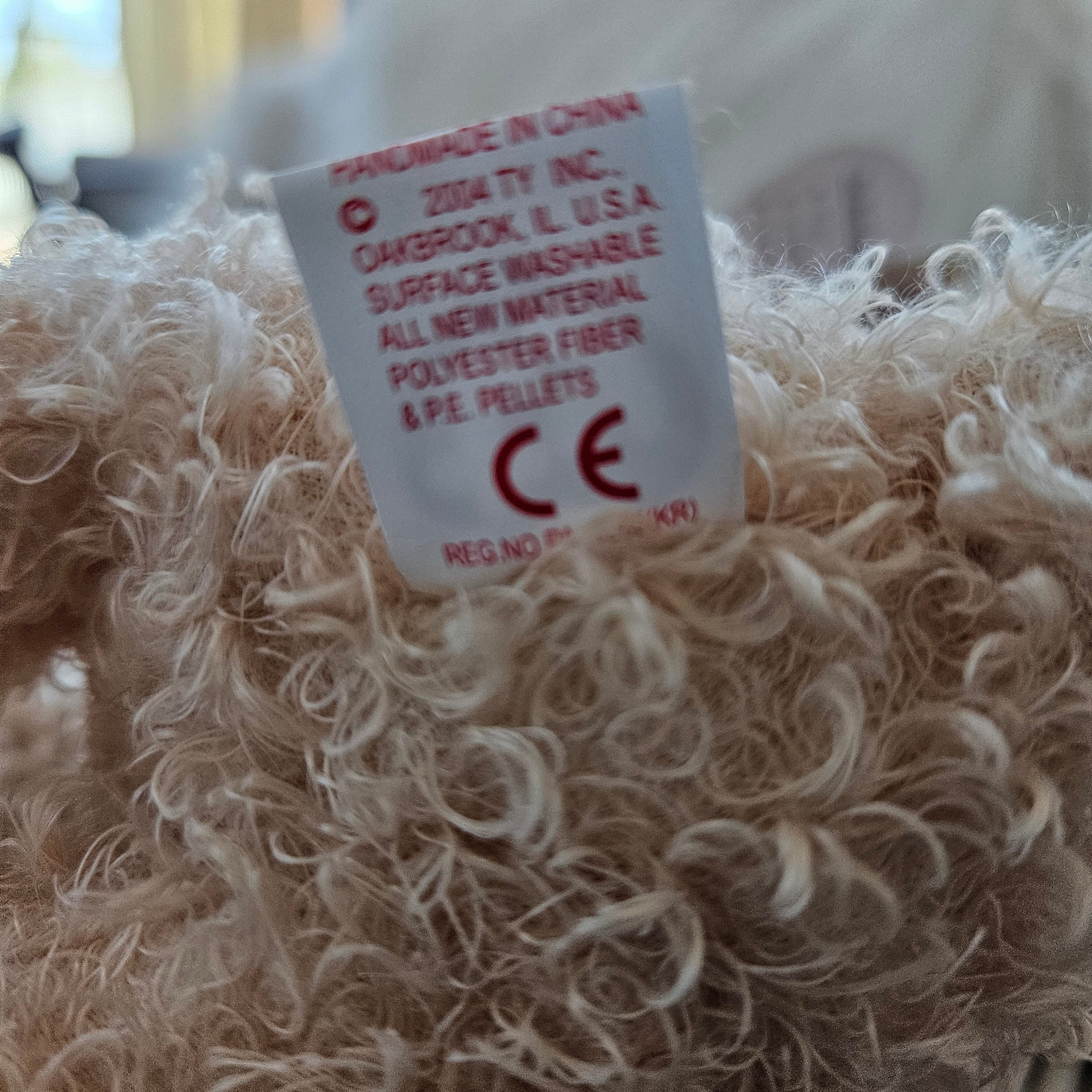 Ty Beanie Babies "Curls the Bear"