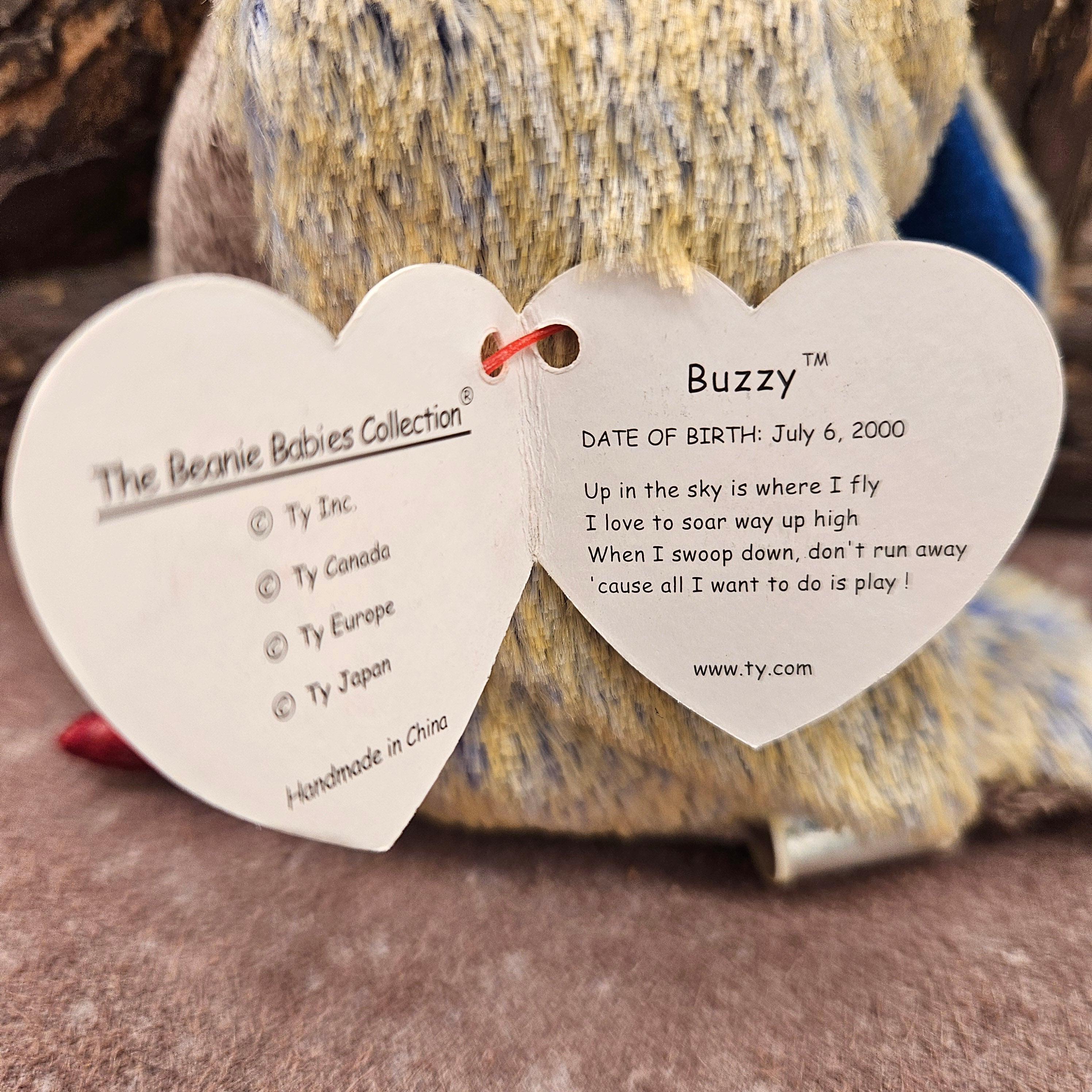 Ty Beanie Babies "Buzzy the Vulture"
