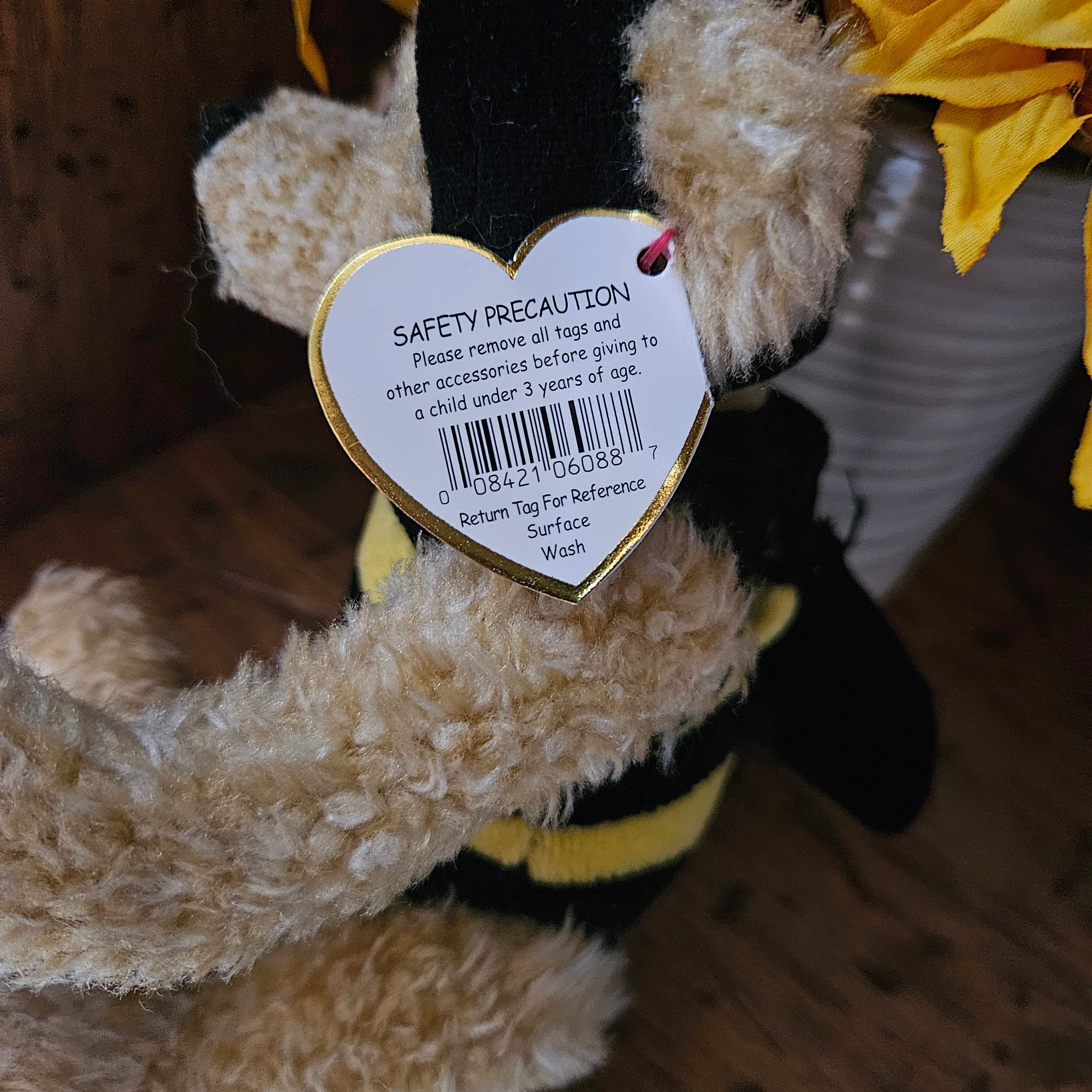 Ty Beanie Babies "Beezee the Bear"