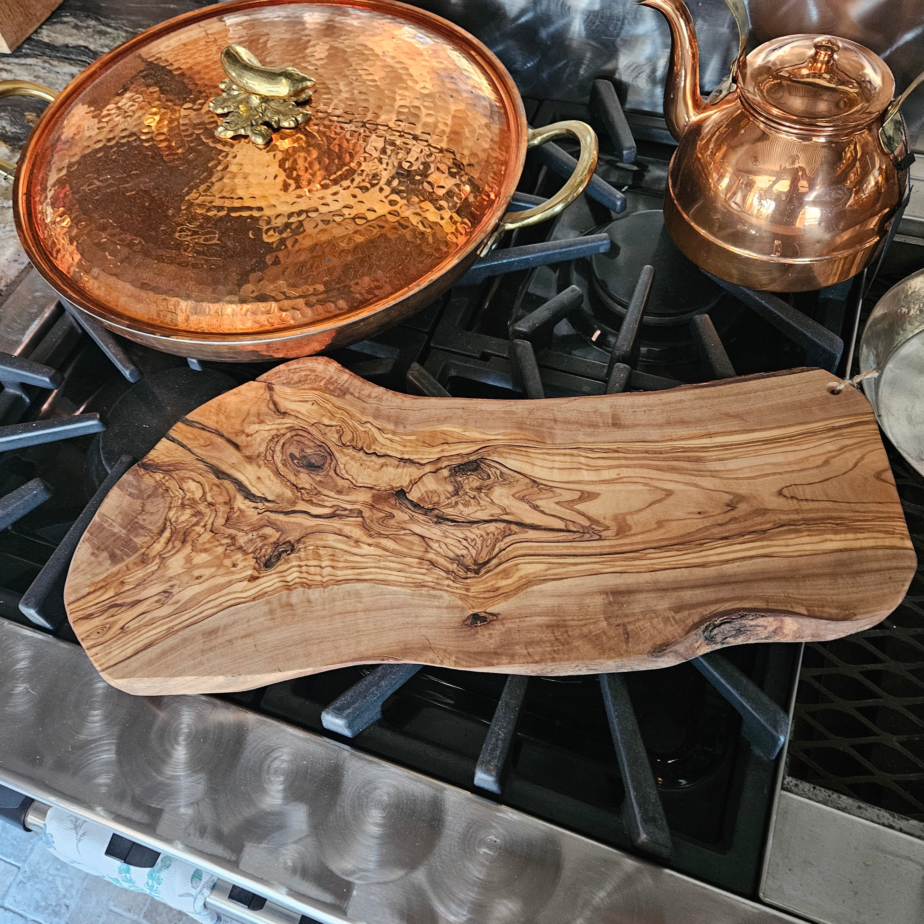 Oliveart Artisanal Olive Wood Cheese Board