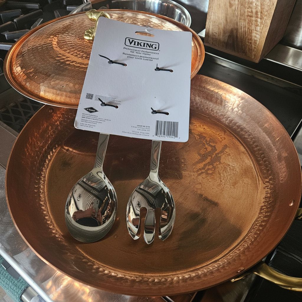 Viking Stainless Steel 2 Piece Salad Set